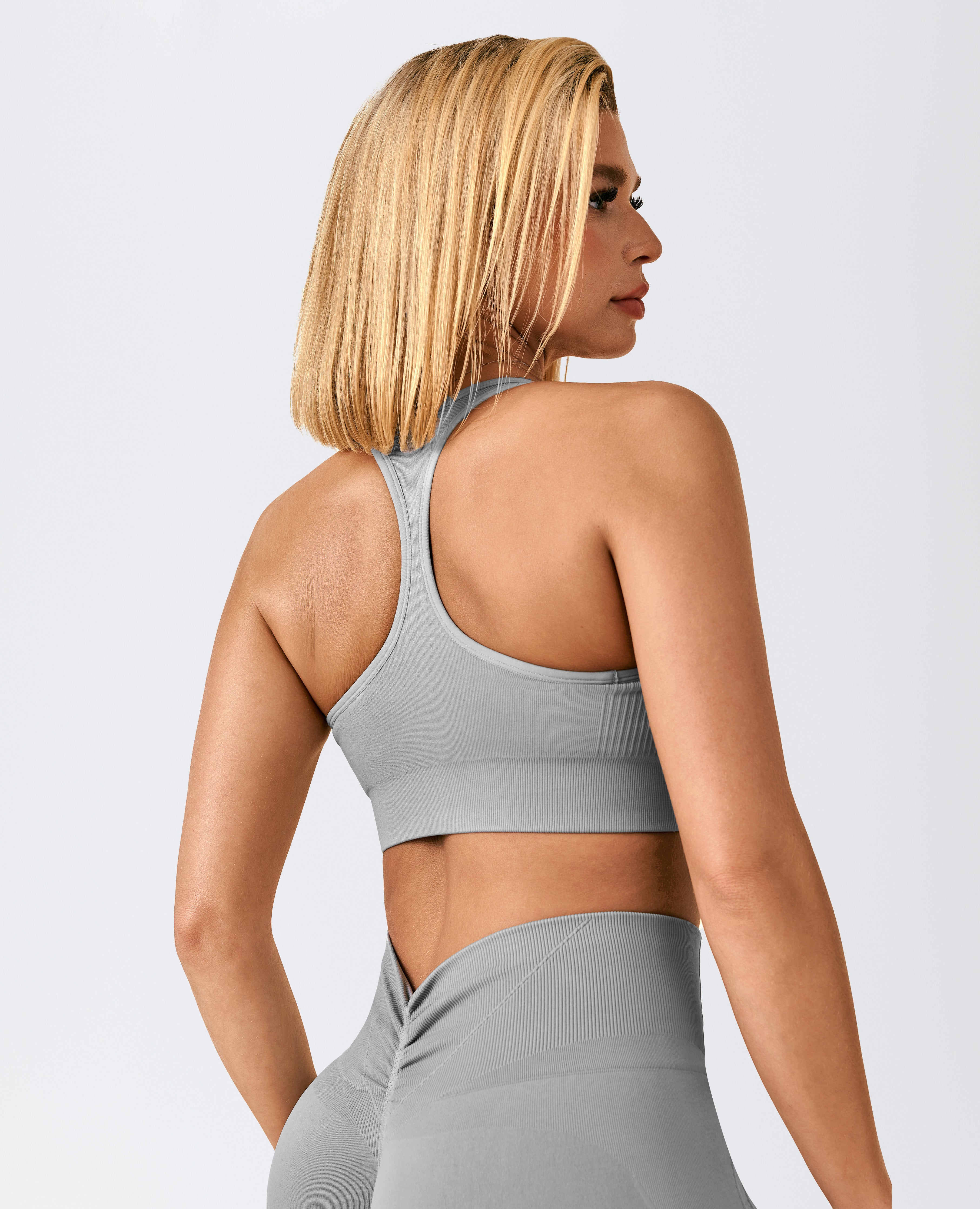 Everyday poderoso sujetador sin costuras - Cemento Gray