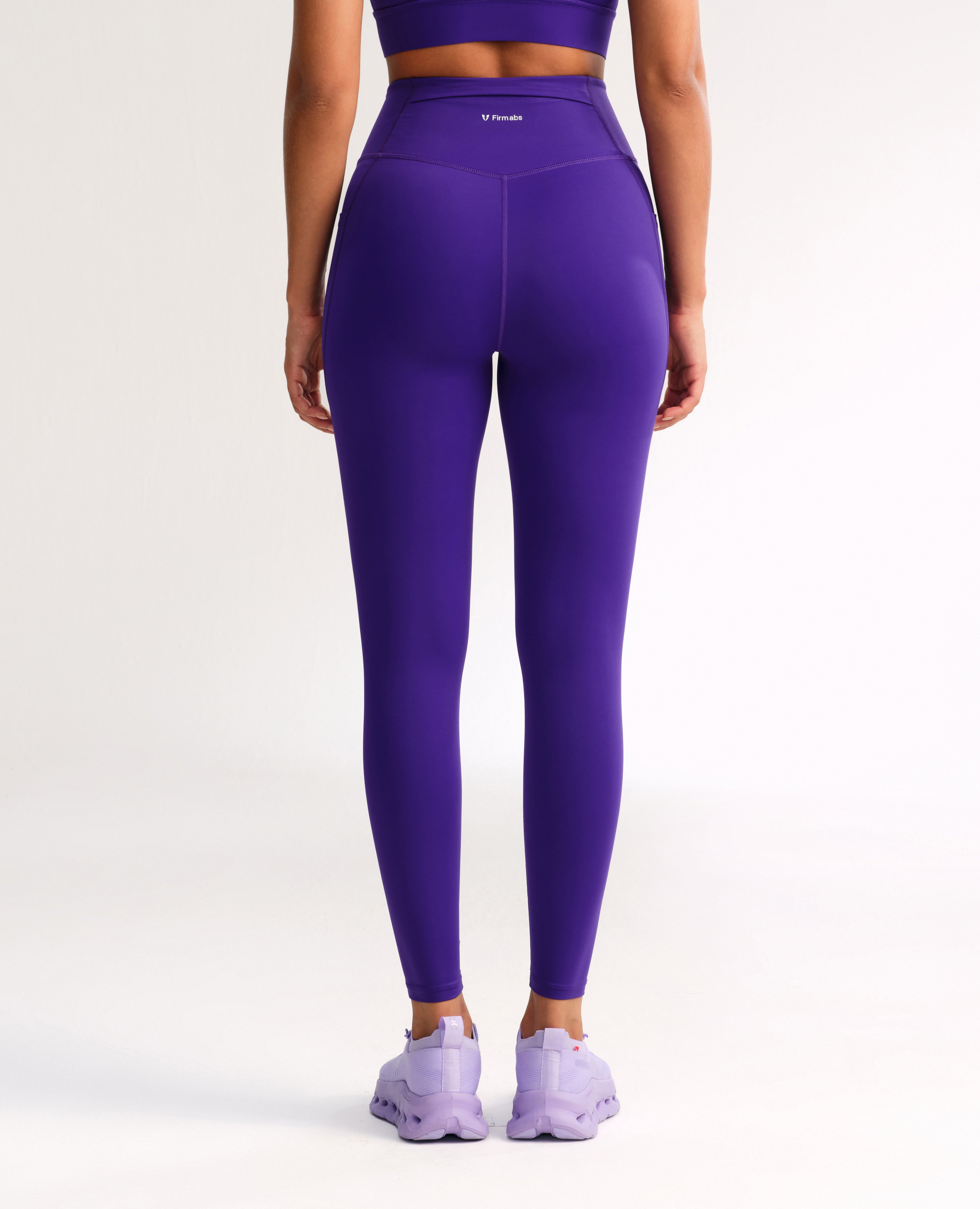 Vivid Sculpt High Support Pocket Leggings - Dark Purple
