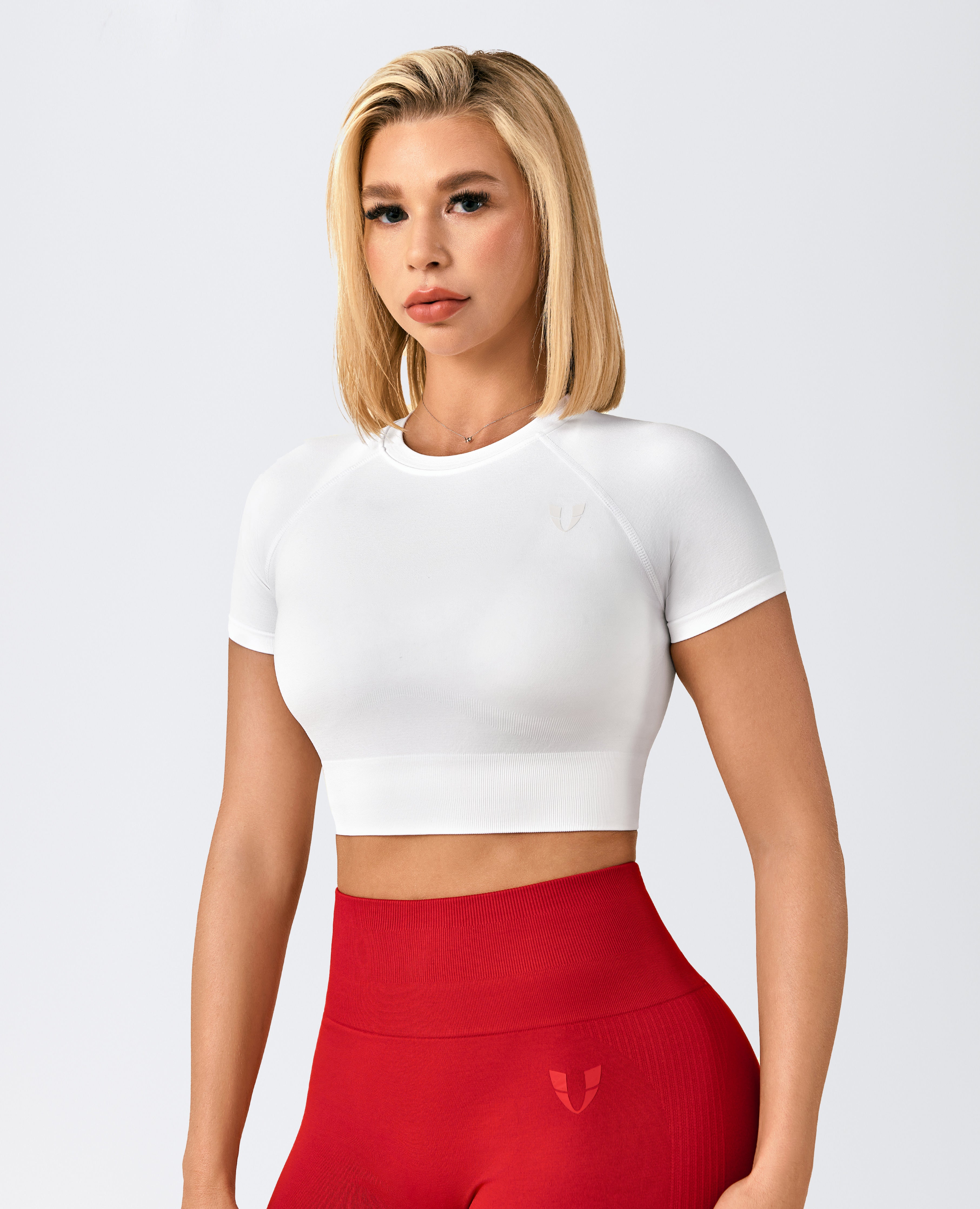 Vivid Crop T-Shirt - White