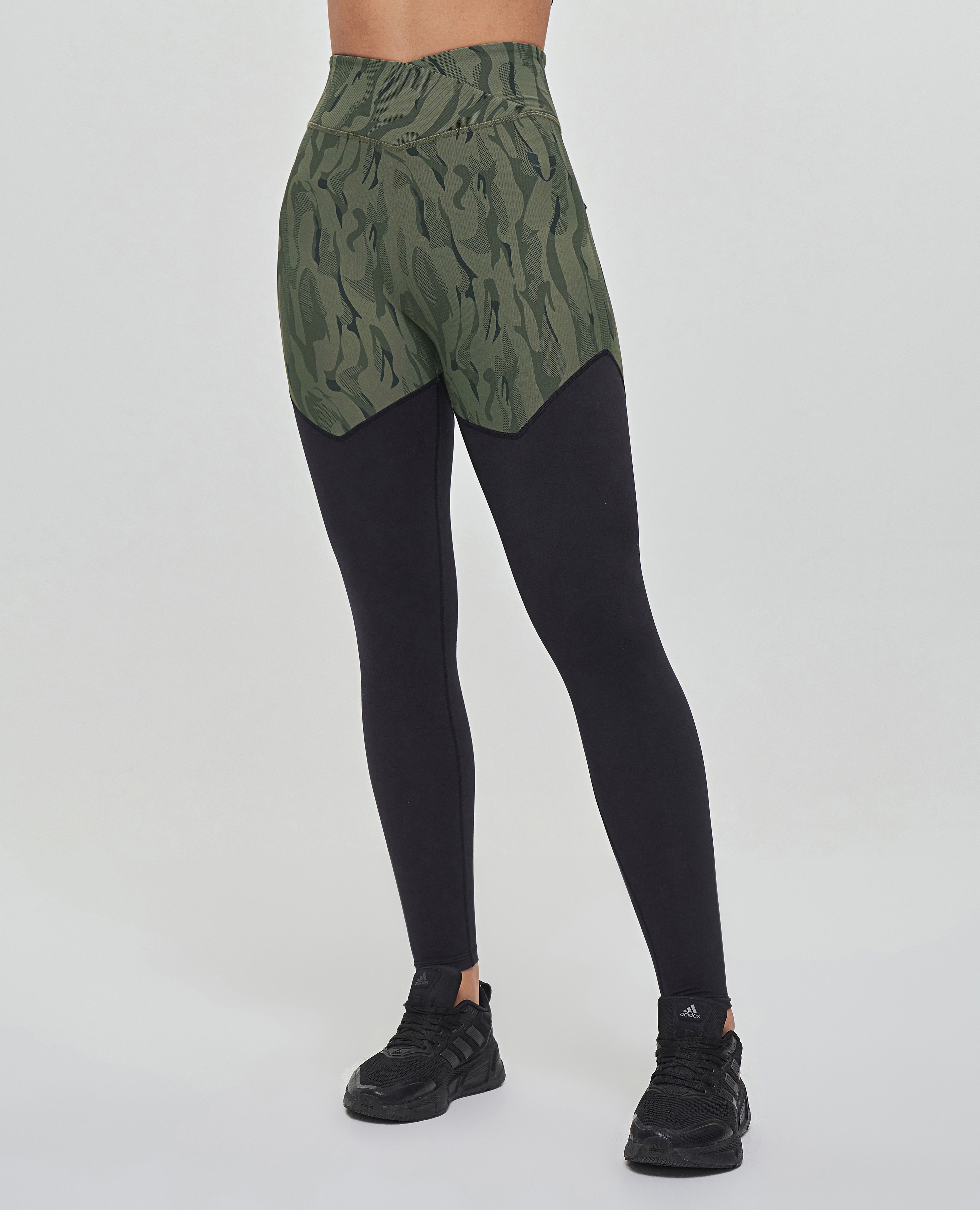 Leggings Cargo Power - Camuflaje y Negro