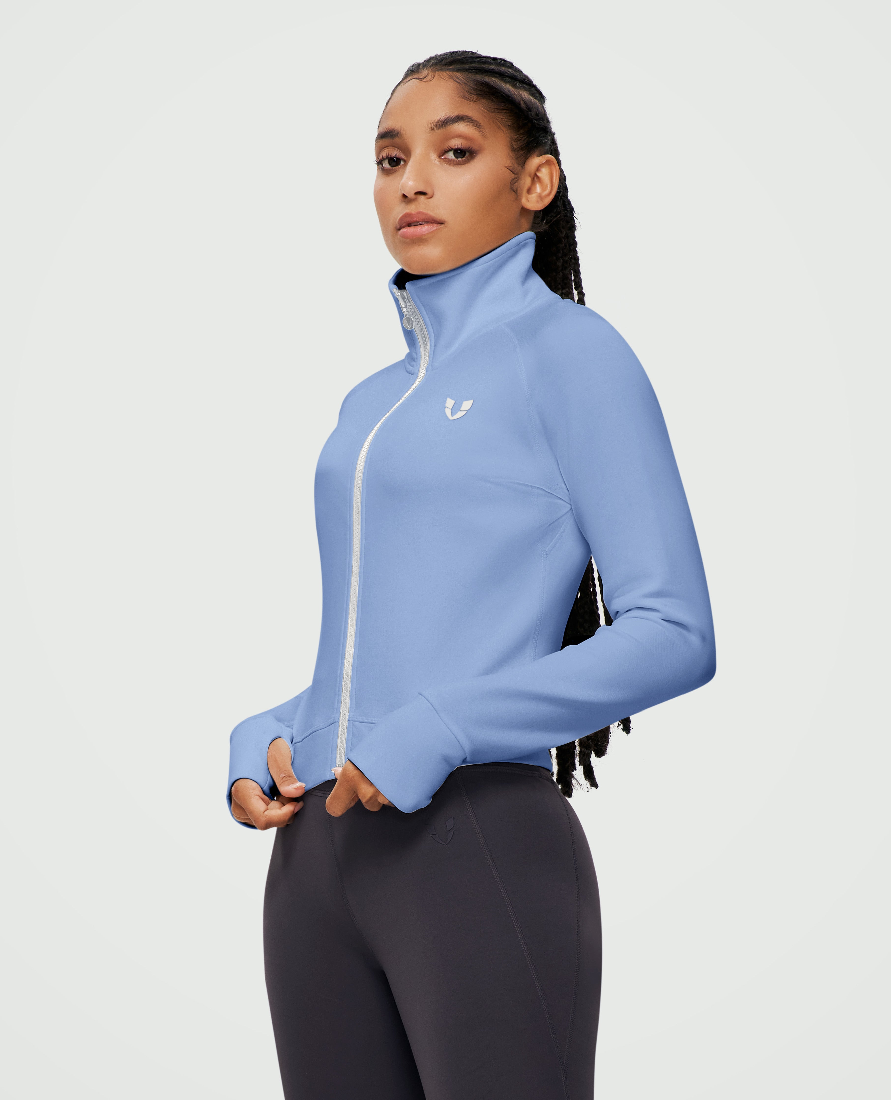 Zip Up Training Jacket - Blue