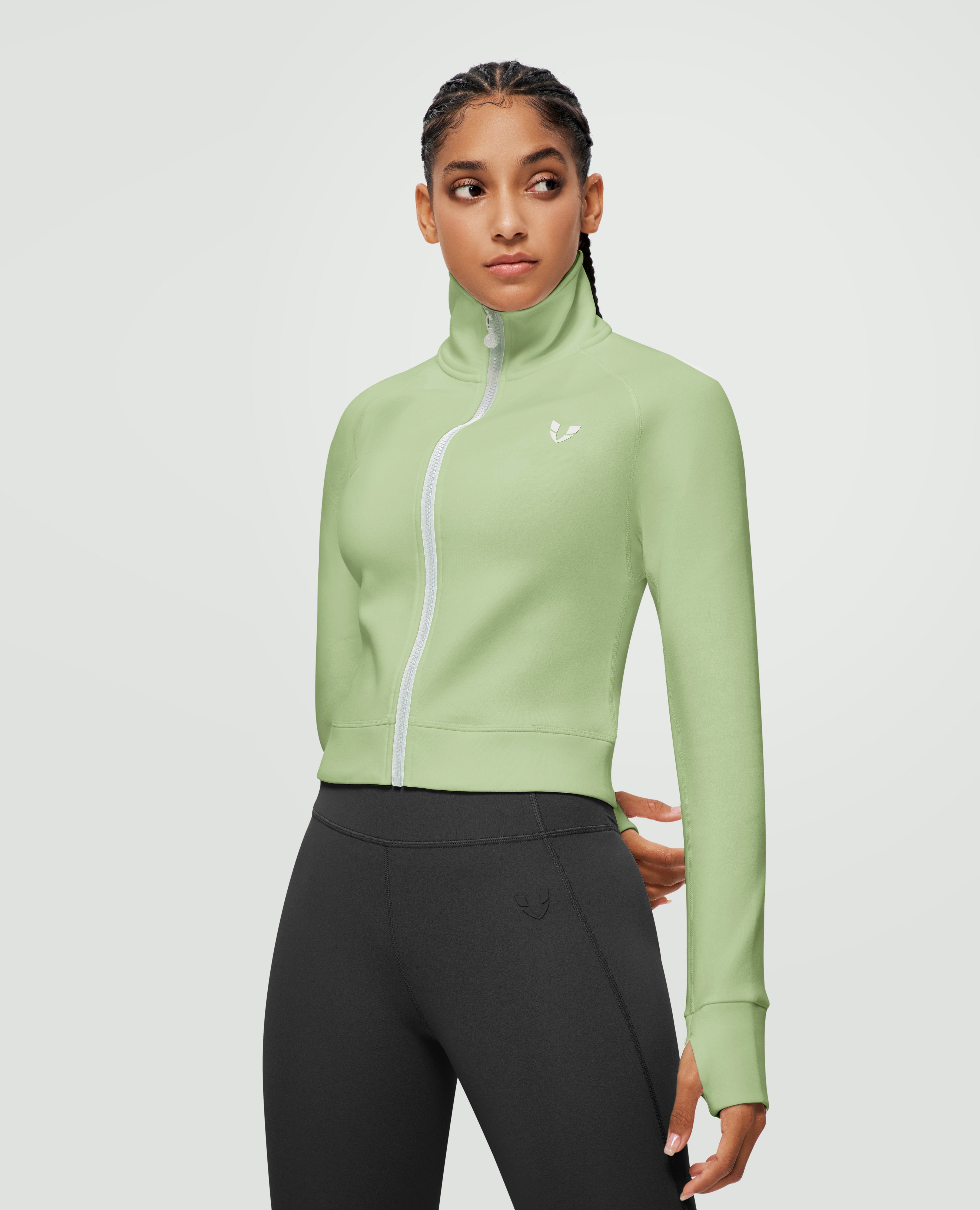 Zip Up Training Jacket - Green