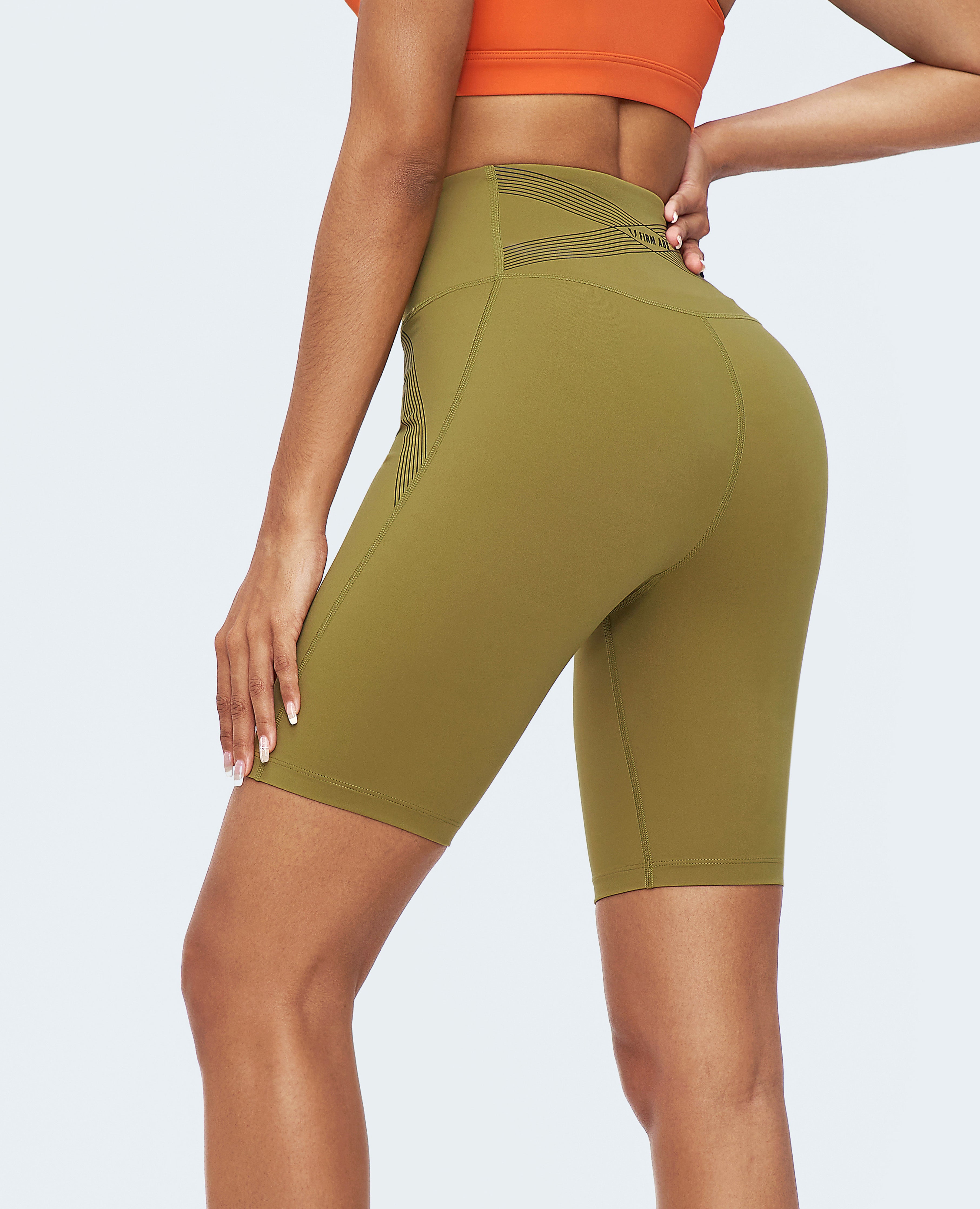 Kraftfahrrad -Shorts - Moosgrün