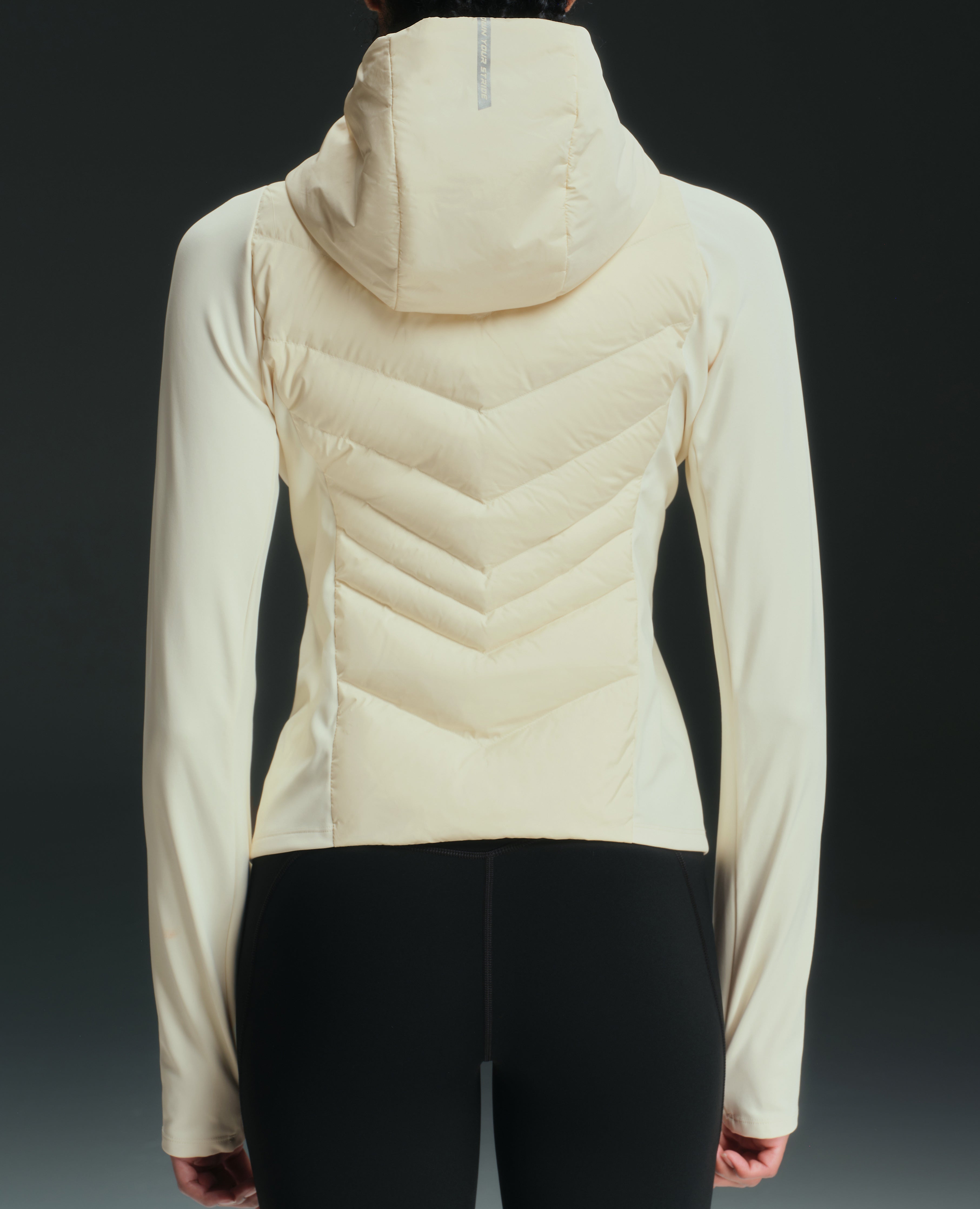 Lightweight Hooded Winter Down Jacket - White