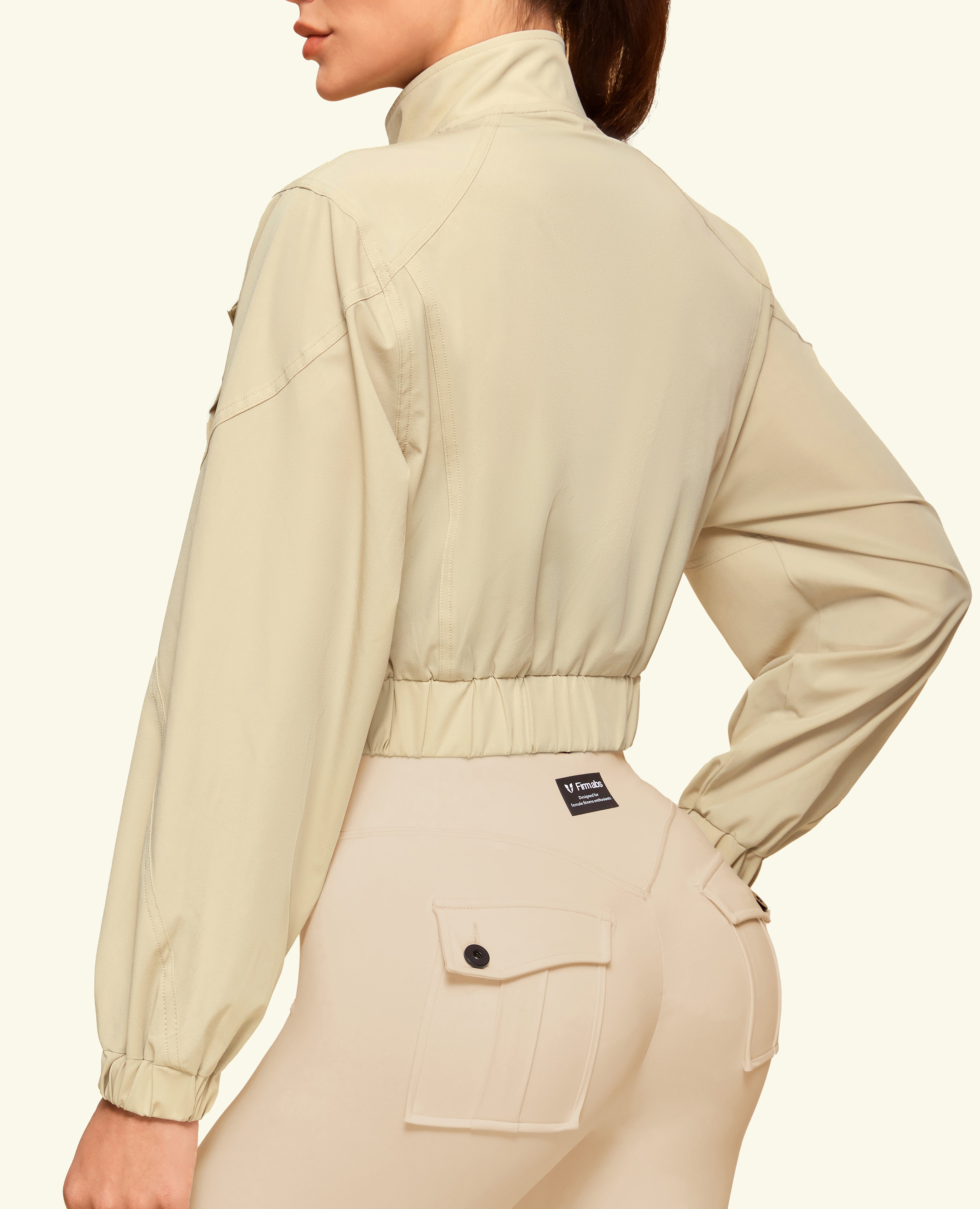 Giacca da carico Ultimate Cropped - sabbia