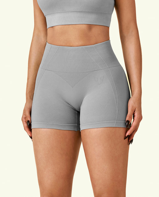 Force Scrunch Butt Shorts - Cement Grey