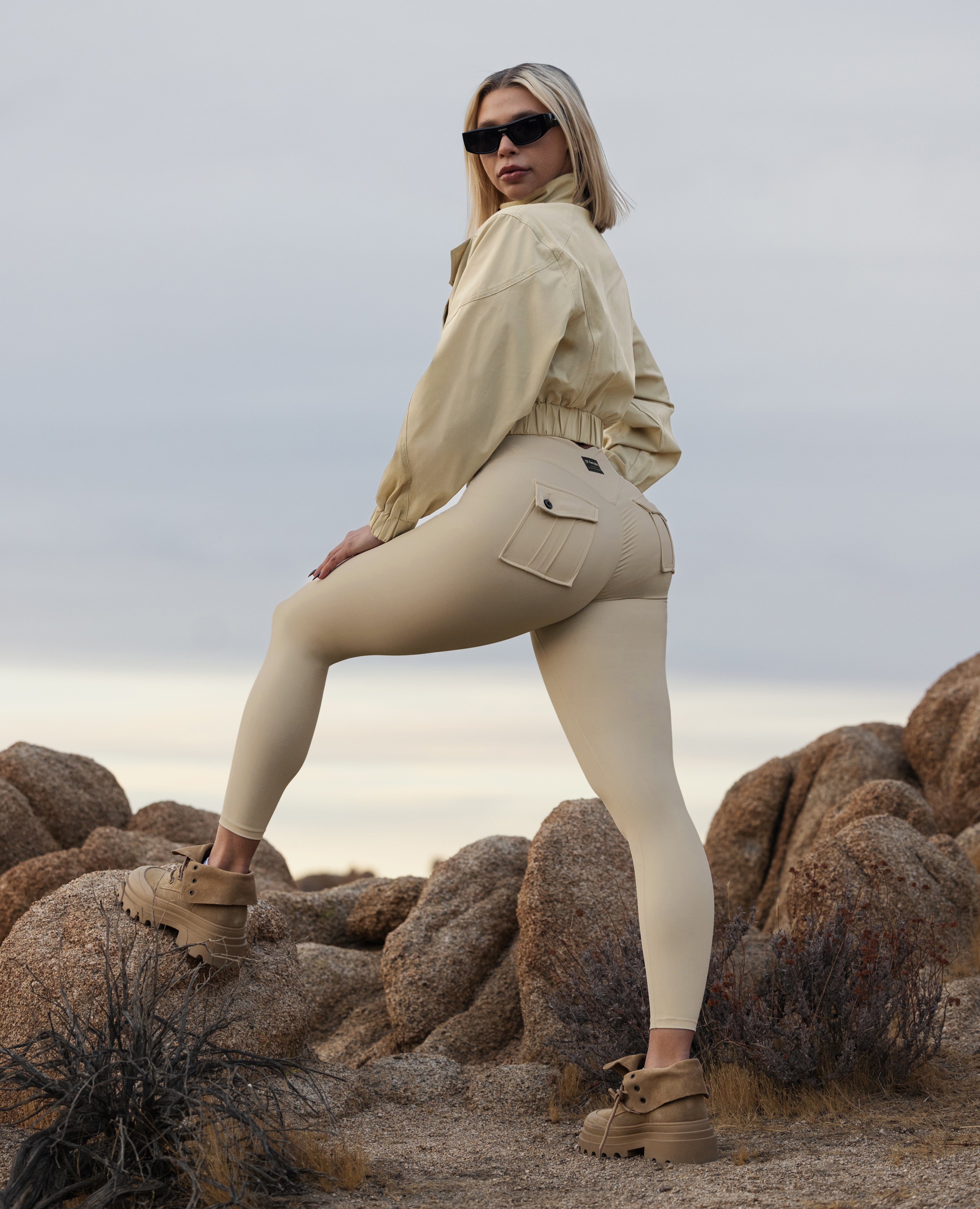 Giacca da carico Ultimate Cropped - sabbia