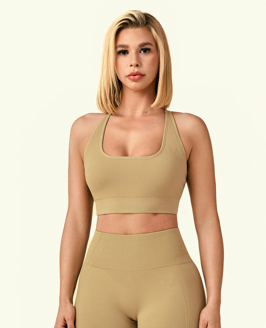 Everyday Powerful Seamless Bra - Earth Brown