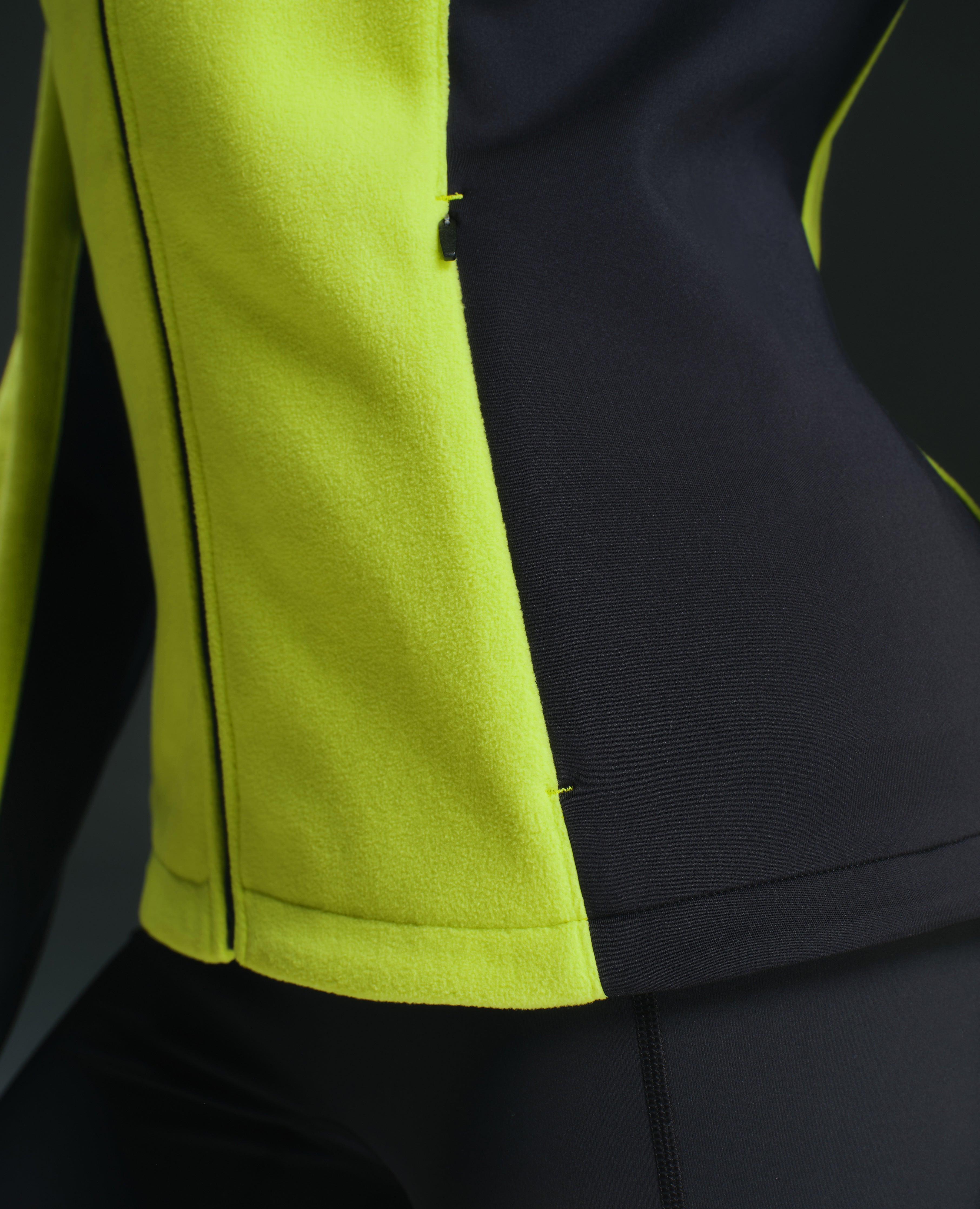 Ultra-Soft Hooded Waterproof Fleece Jacket - Lemon Yellow