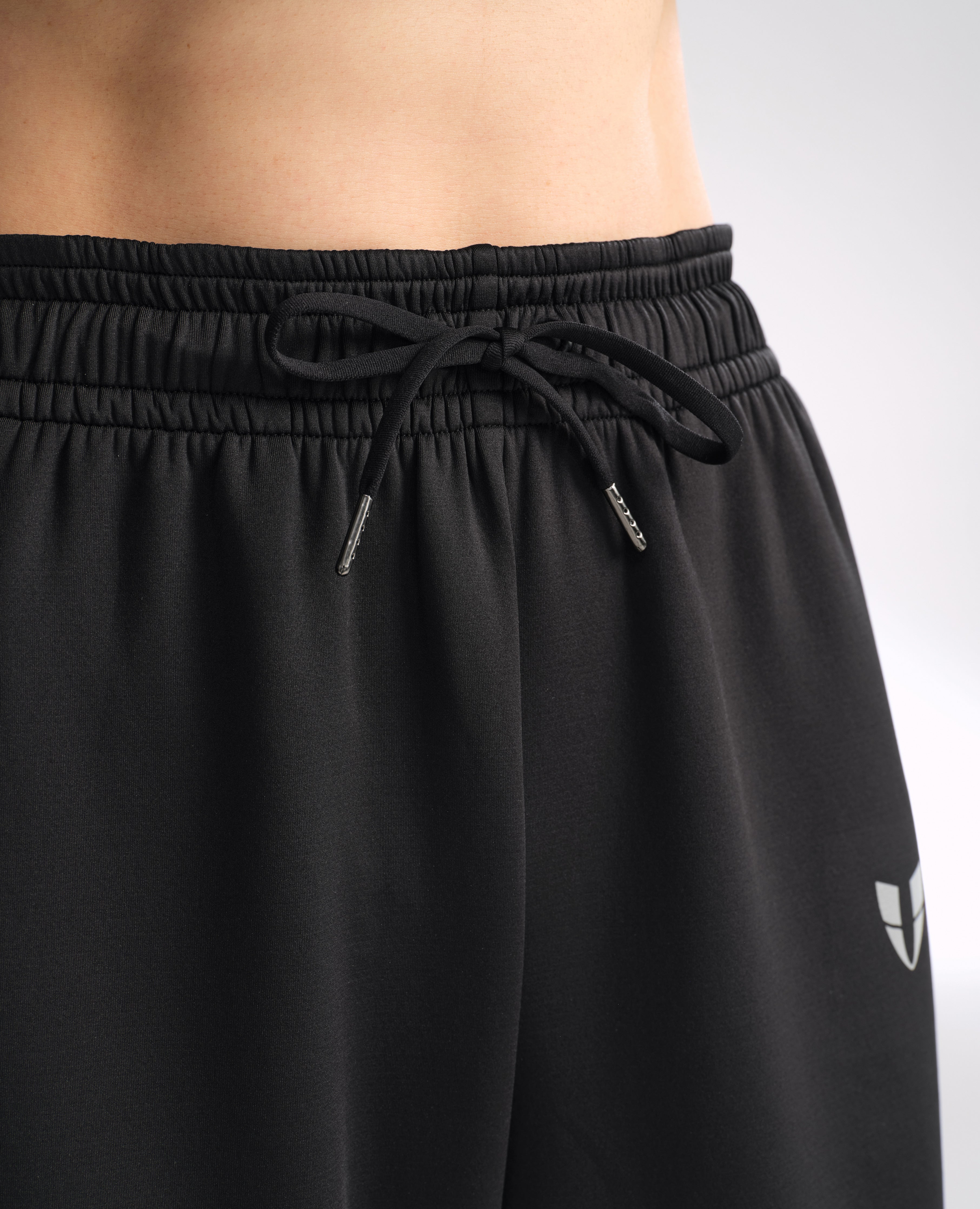Loose Fit Pockets Joggers  - Black
