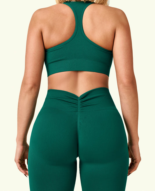 Everyday Powerful Seamless Bra - Dark Green