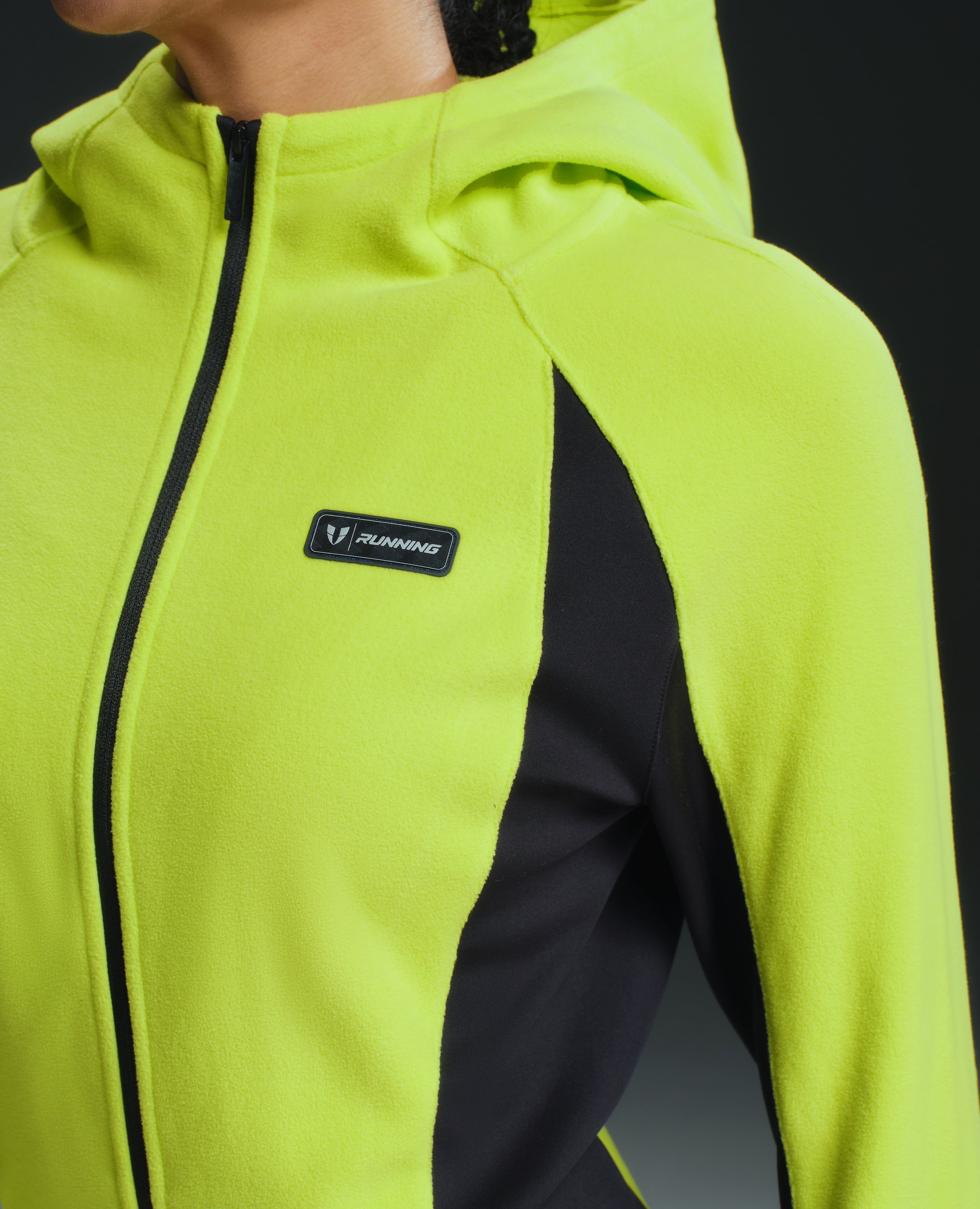 Ultra-Soft Hooded Waterproof Fleece Jacket - Lemon Yellow