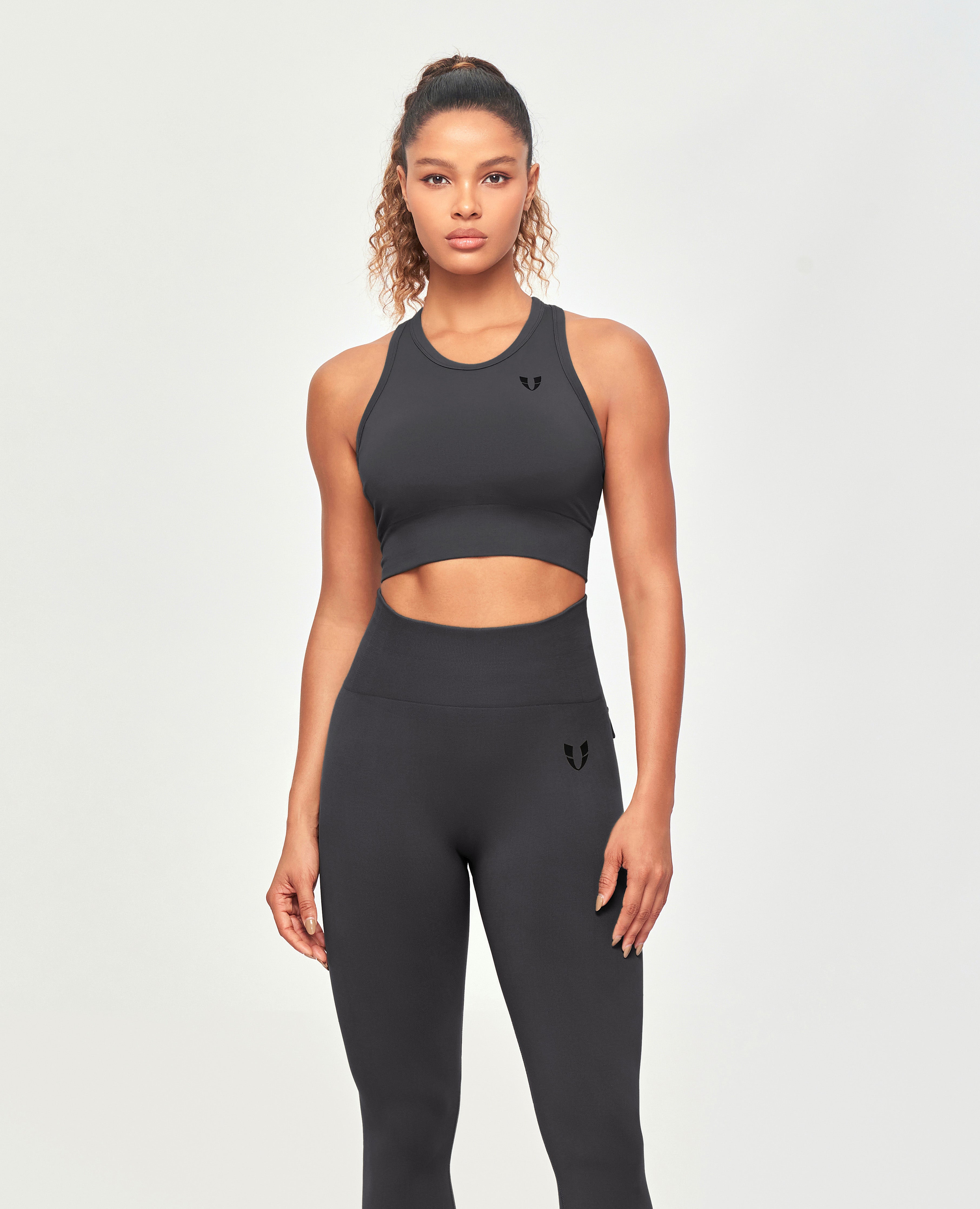 Seamless Cargo Leggings - Lava Gray