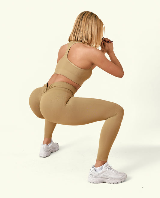 Sculpt Lift Seamless Leggings - Earth Brown