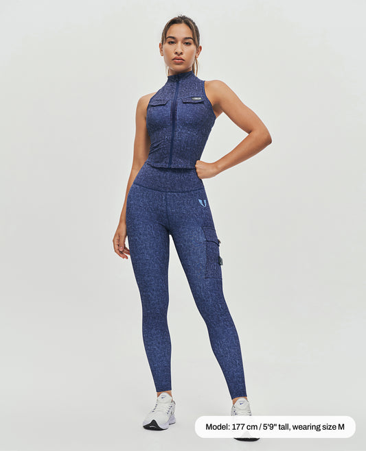 Tank ABS de l'armée - Bleu en denim