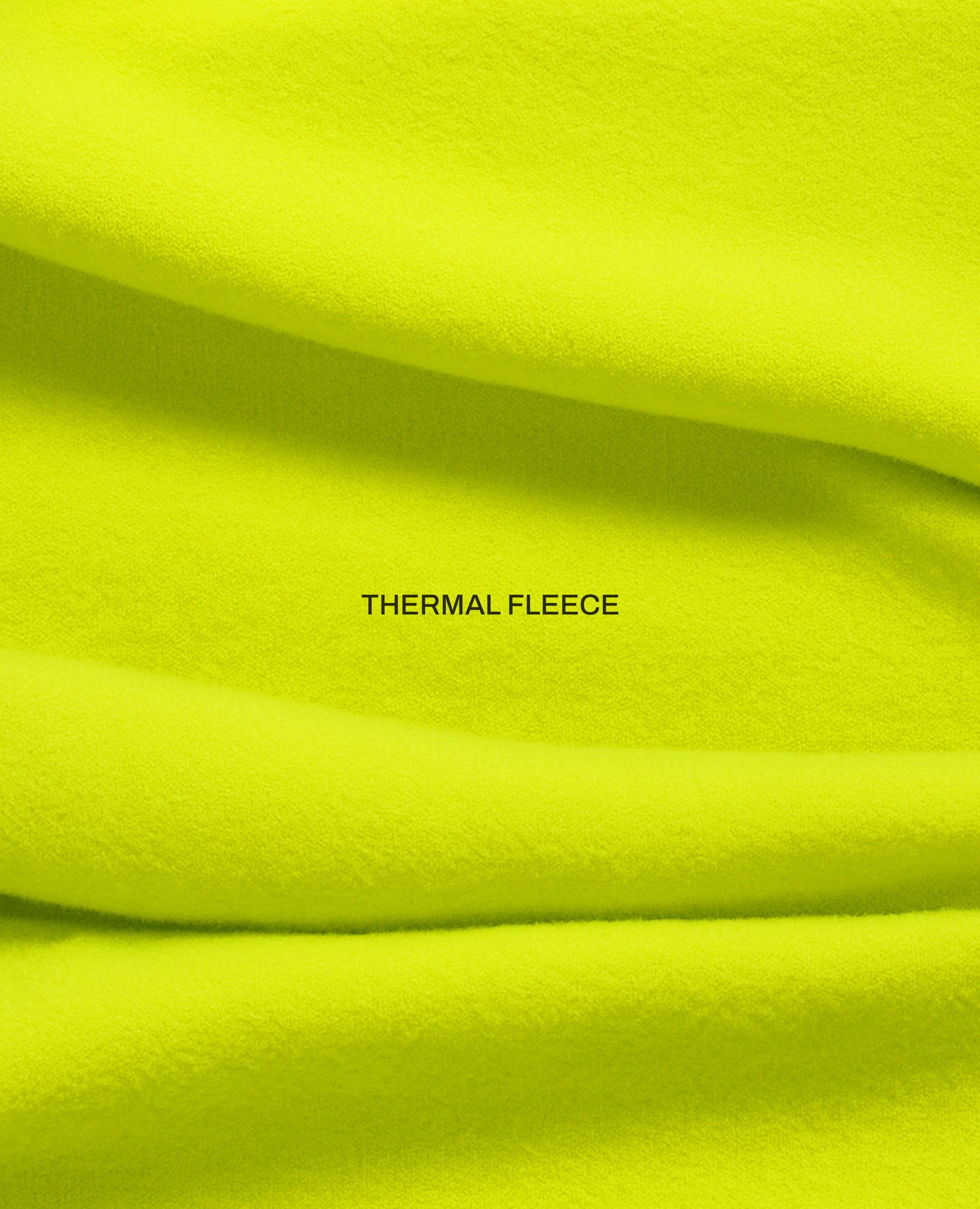 Water-Repellent Fleece Lined Zip Up Hoodie Jacket - Lemon Yellow