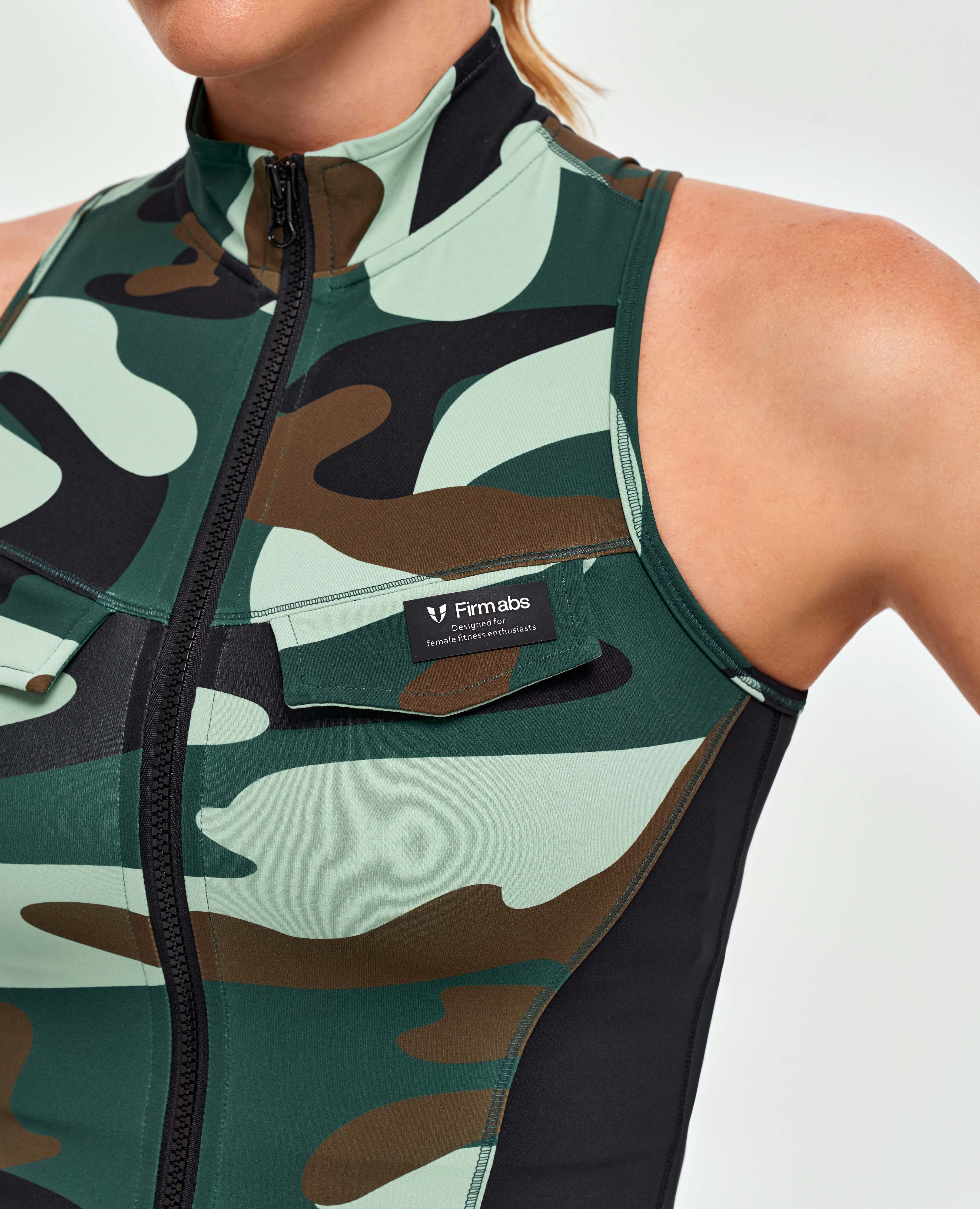 Débardeur Army Abs - Camouflage Vert