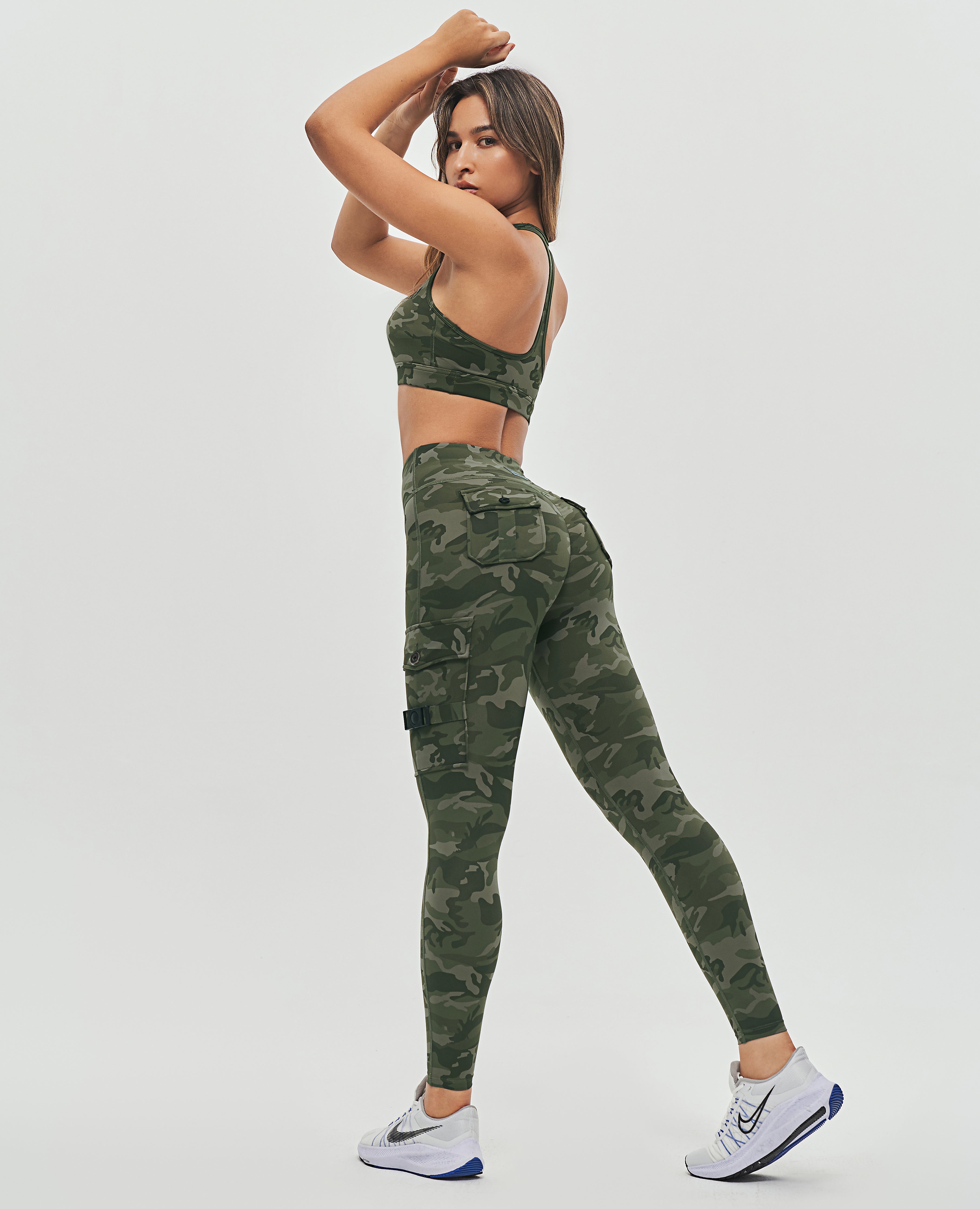 Cargo Fitness Leggings - Camo