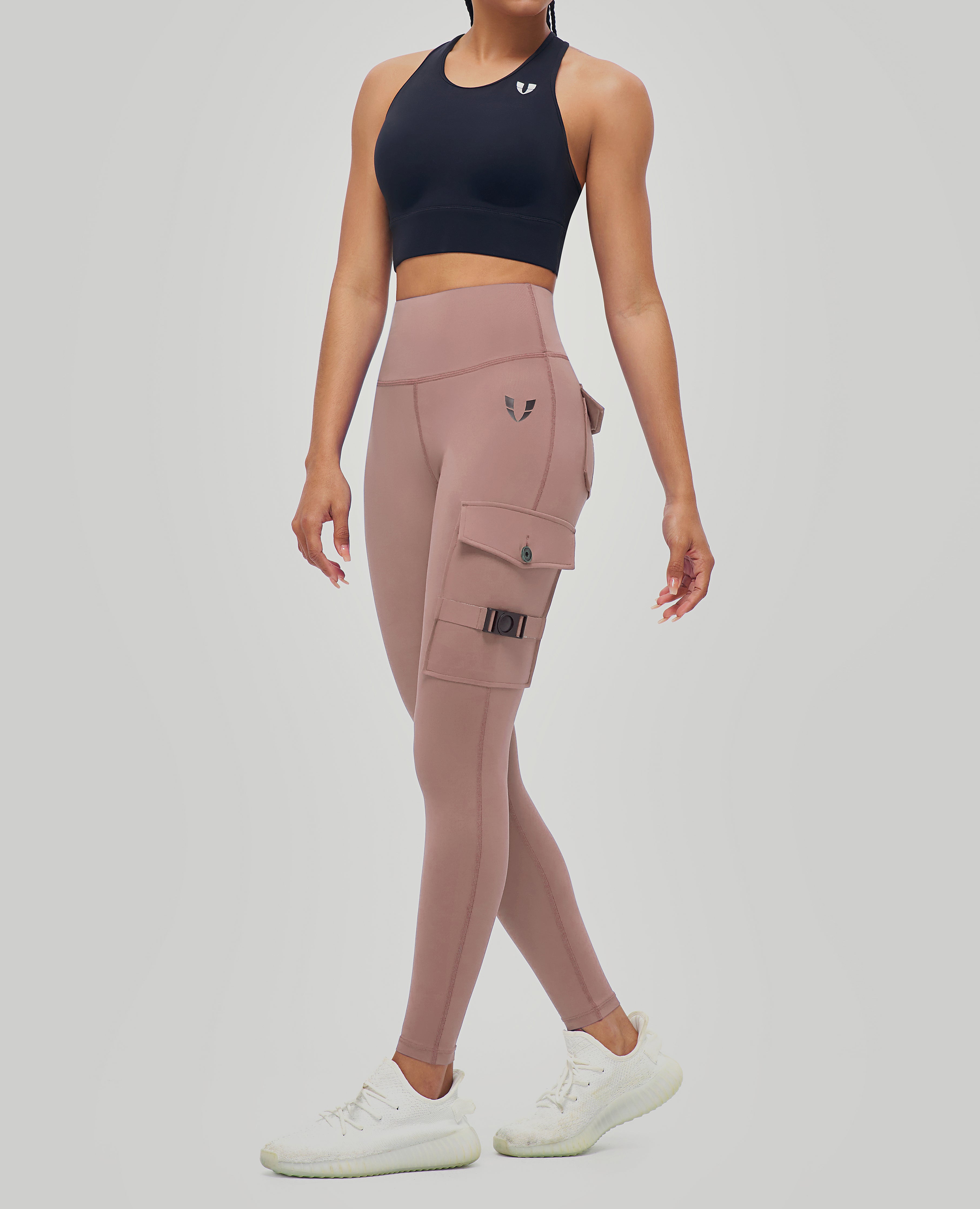 貨物フィットネスレギンス - 明るいピンク