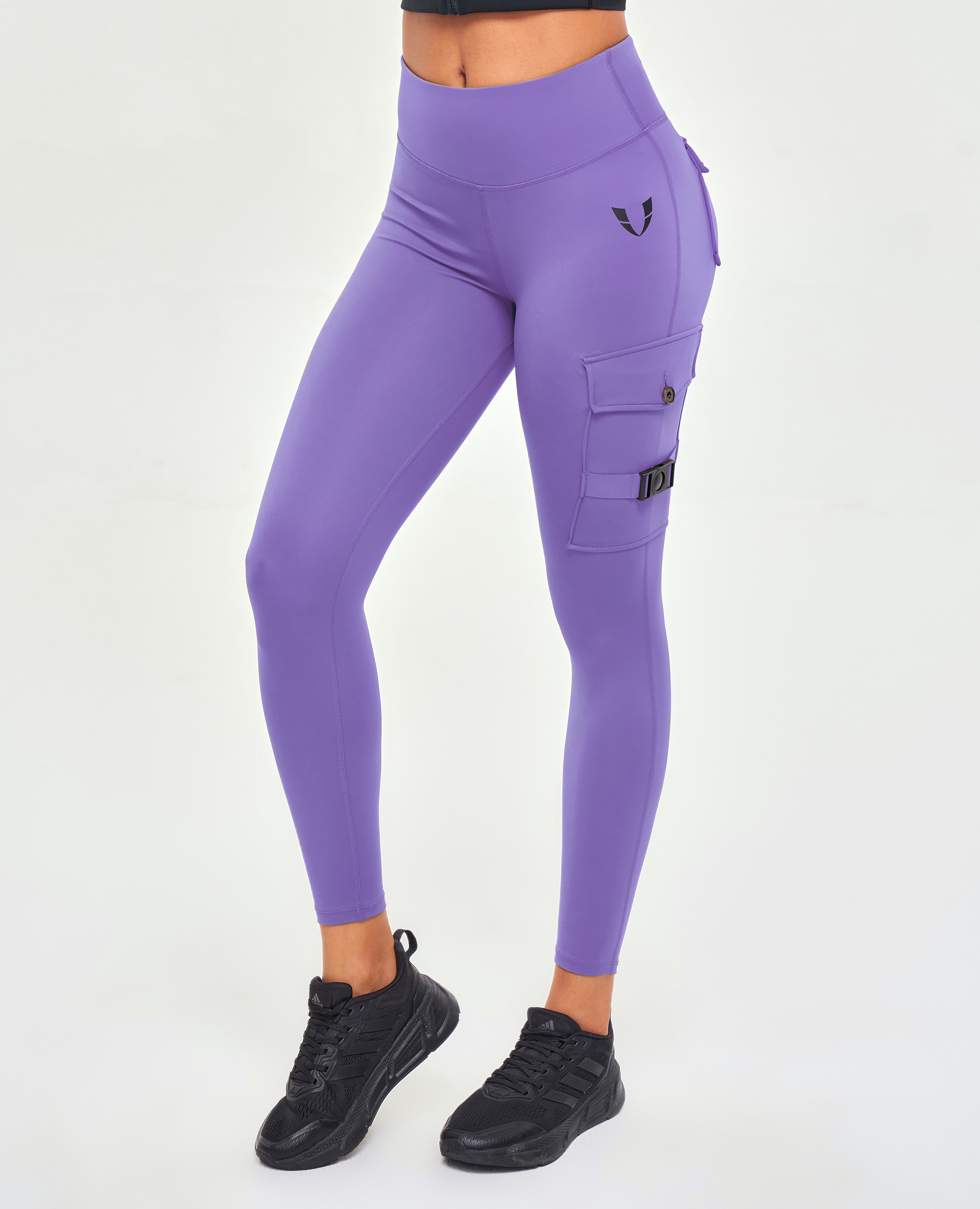 Cargo Fitness Leggings Violet