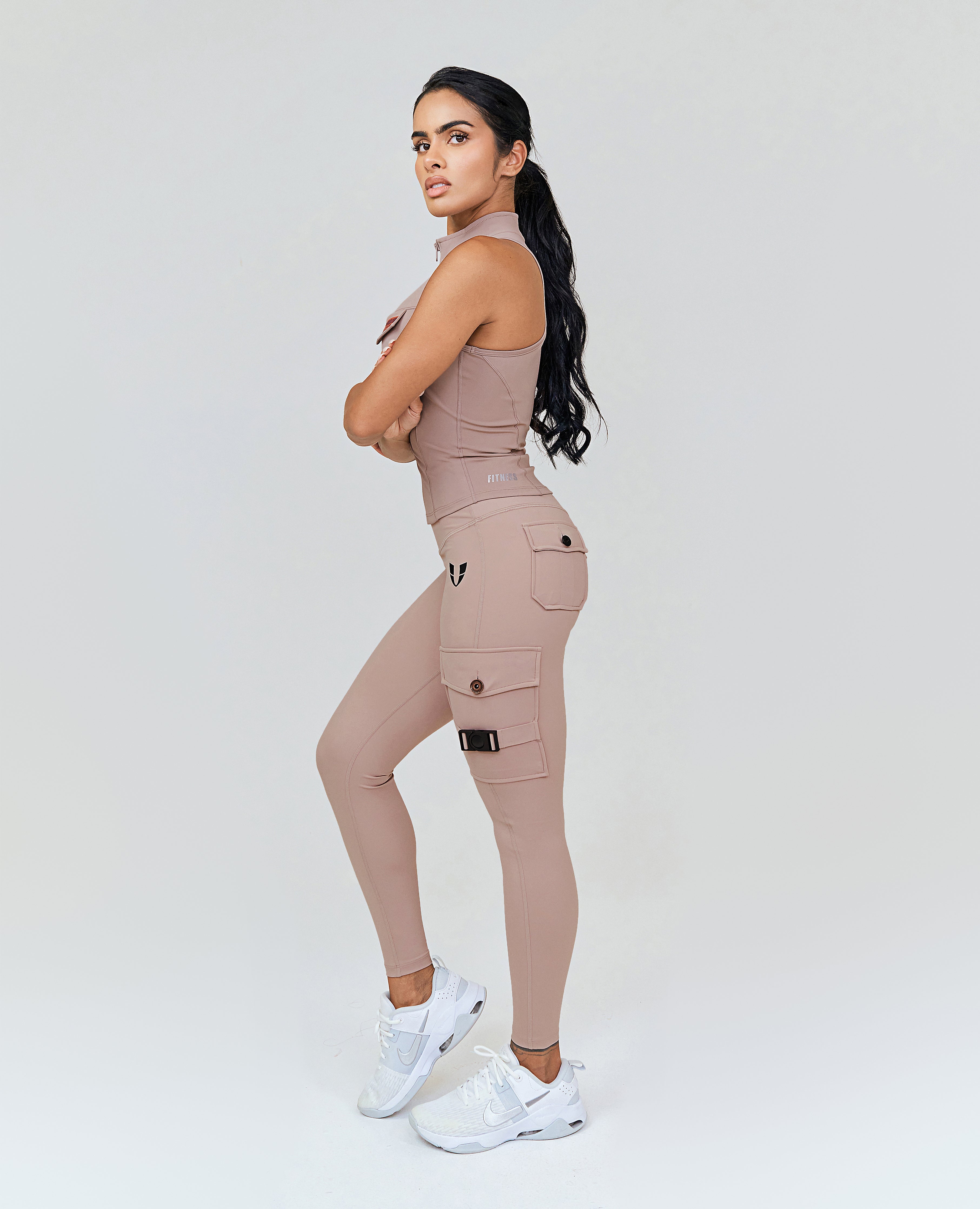 Army Abs Tank - Light Pink