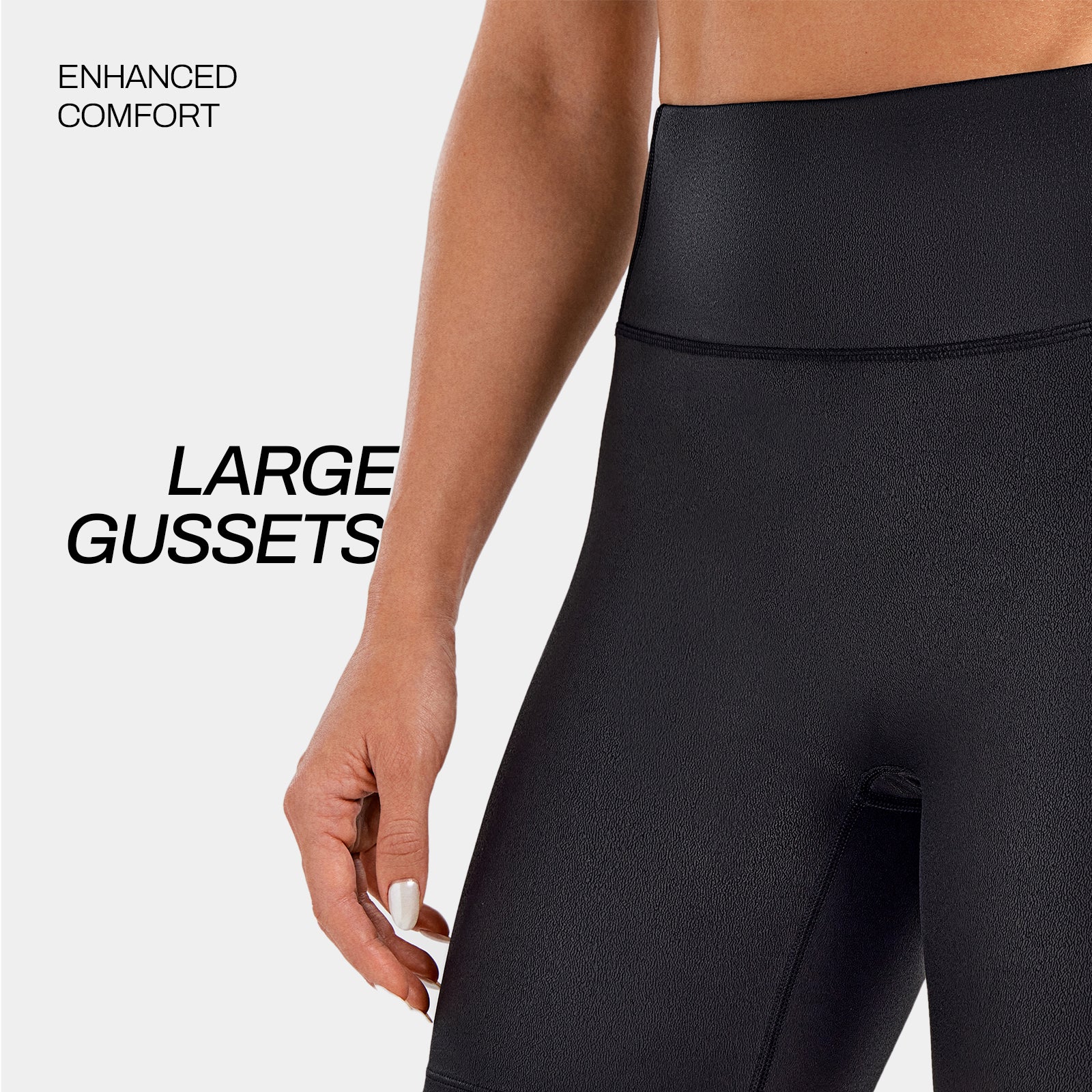 FIRM ABS Faux Leather Cargo Leggings for Women - Butt-Lifting