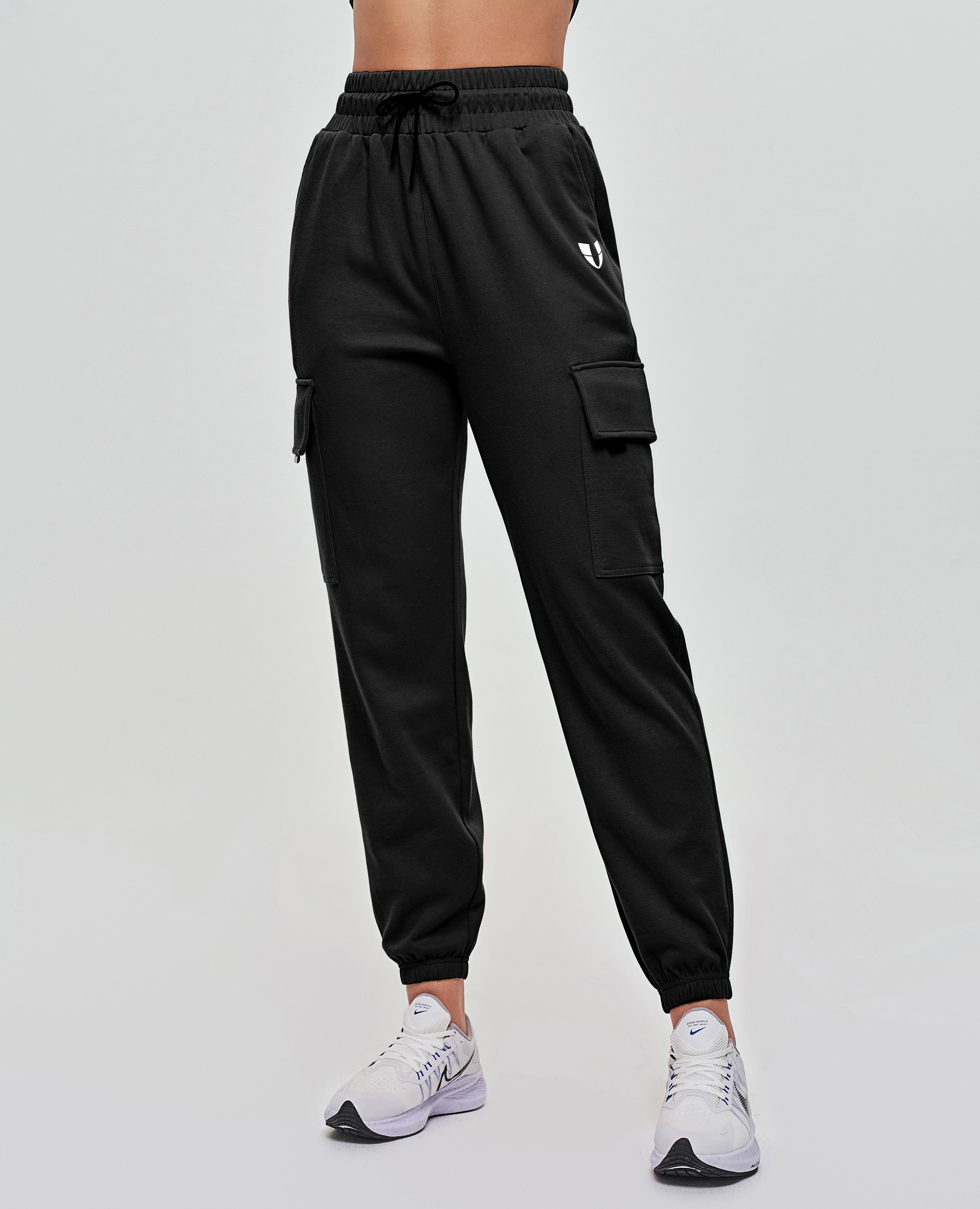 Loose Fit Cargo Joggers Fuchsia