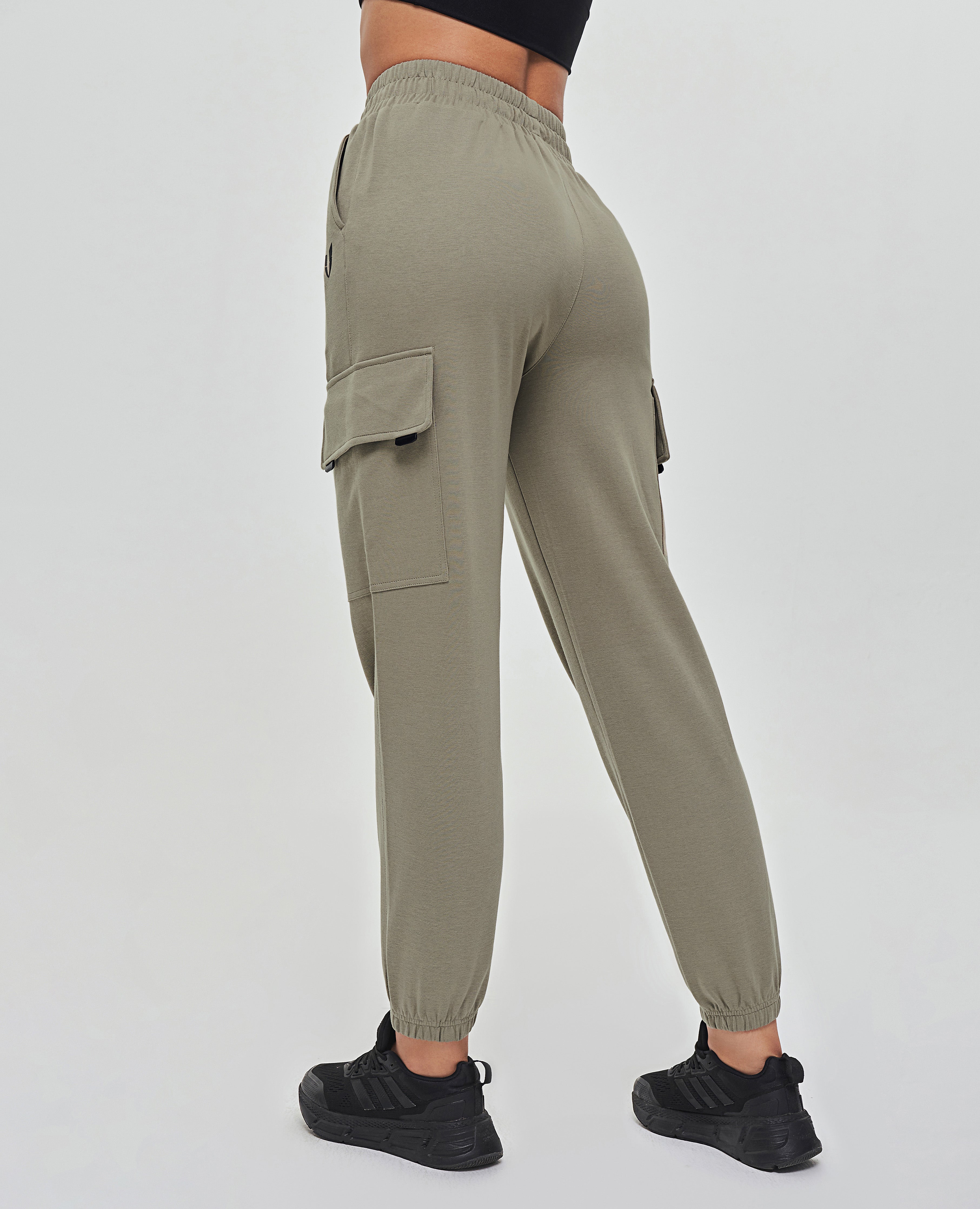 Joggers cargo holgados - Verde oliva