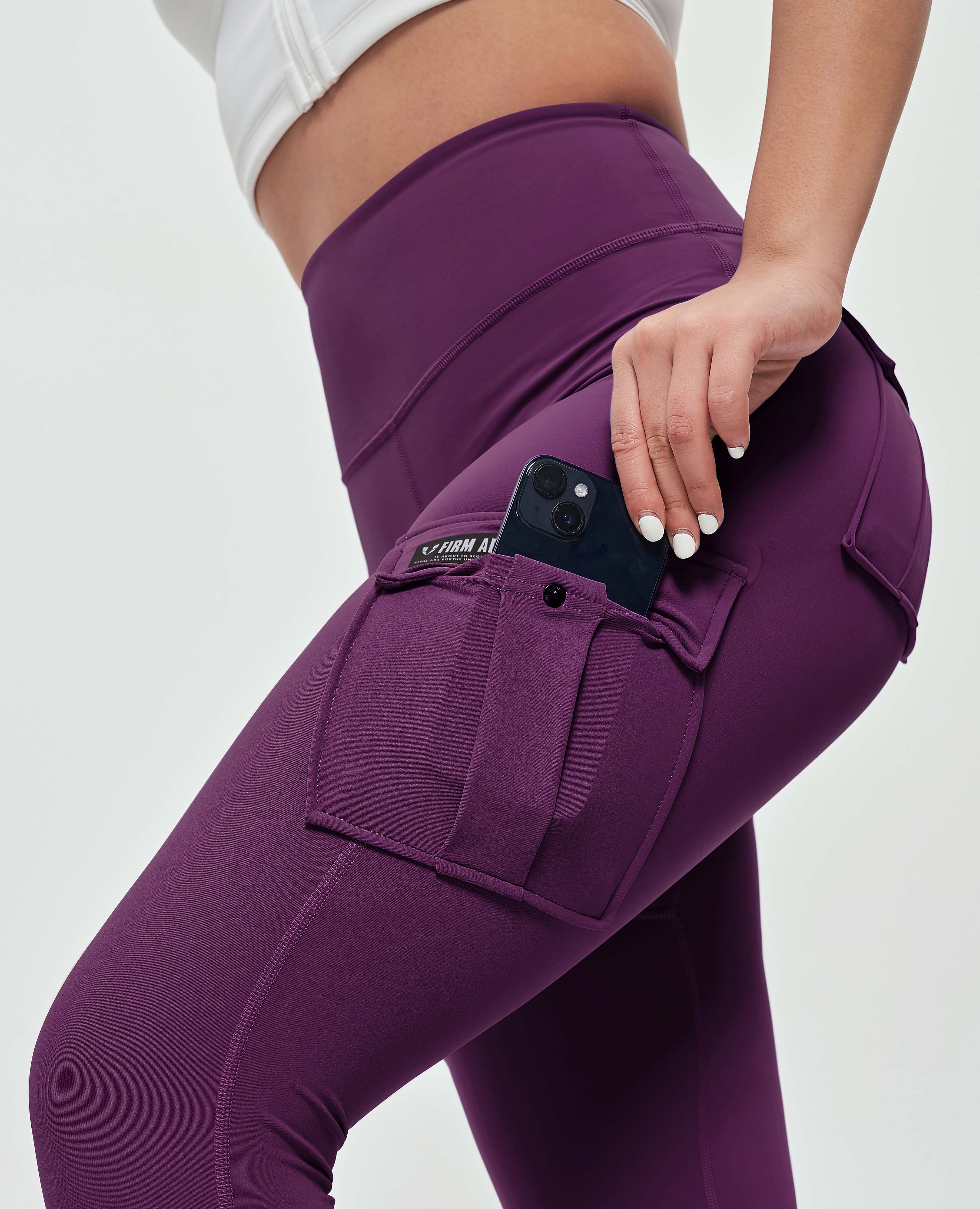 Solo Cargo Leggings - Purple