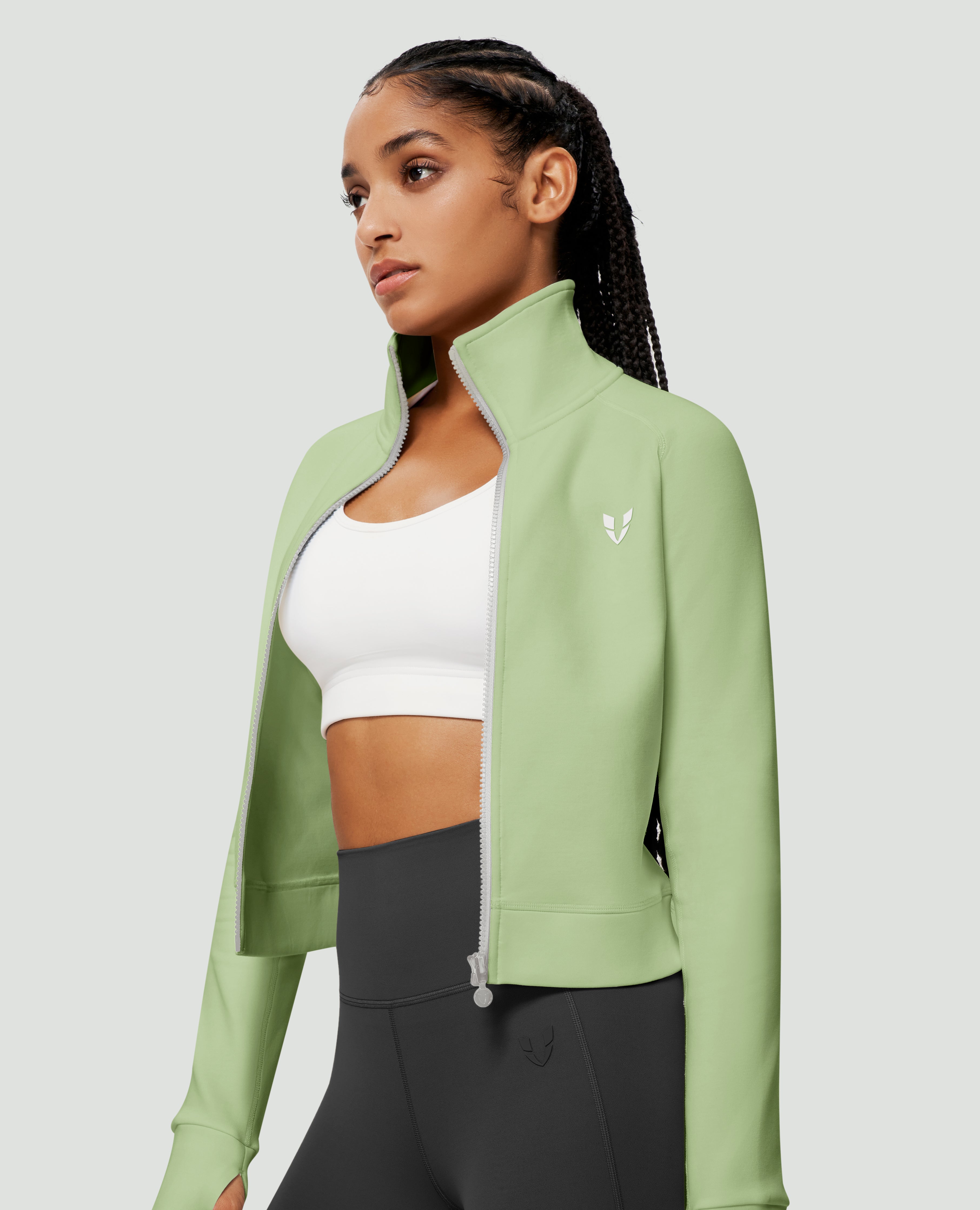 Zip Up Training Jacket - Green