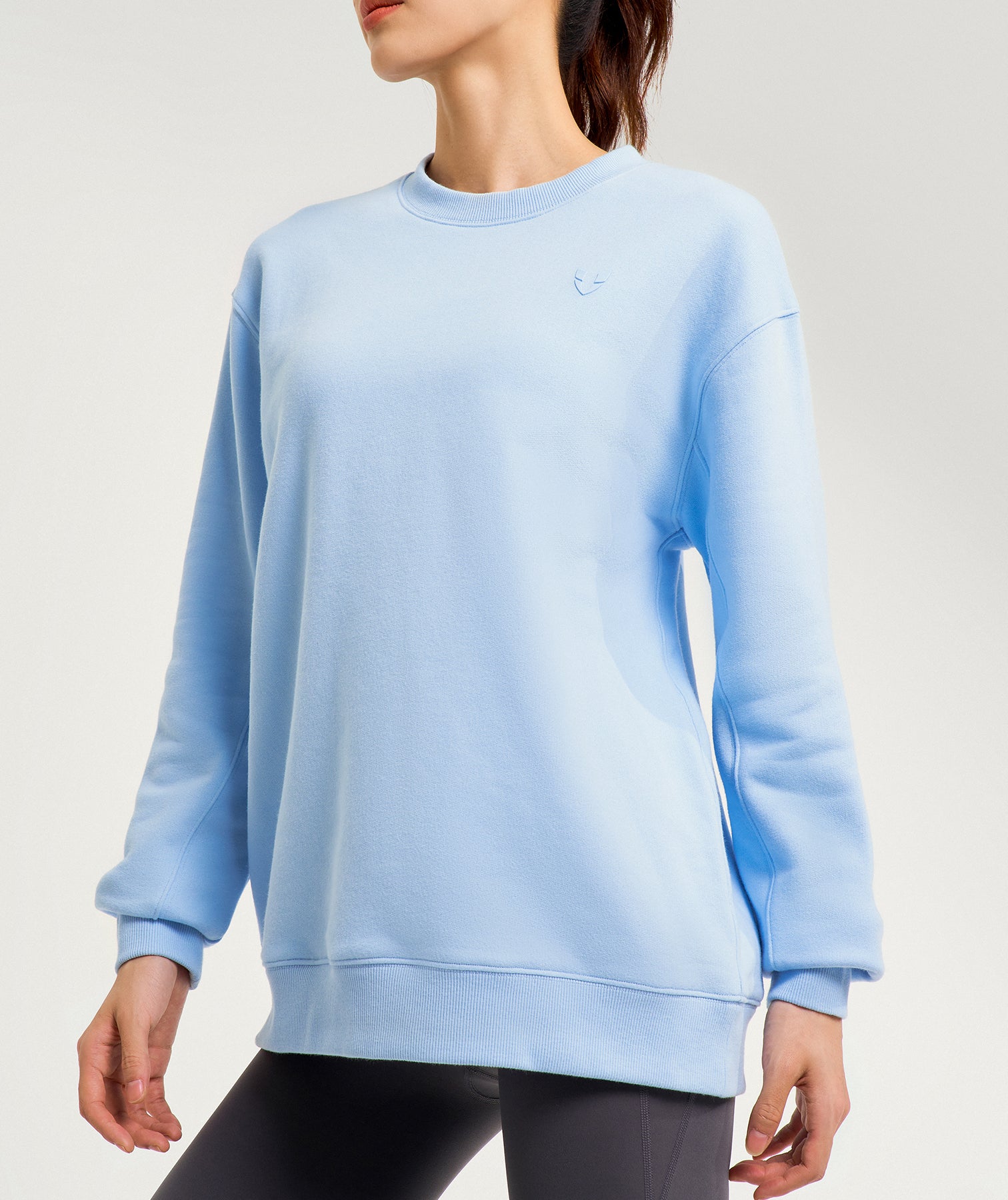 Thin Fleece Thermal Sweatshirt - Blue