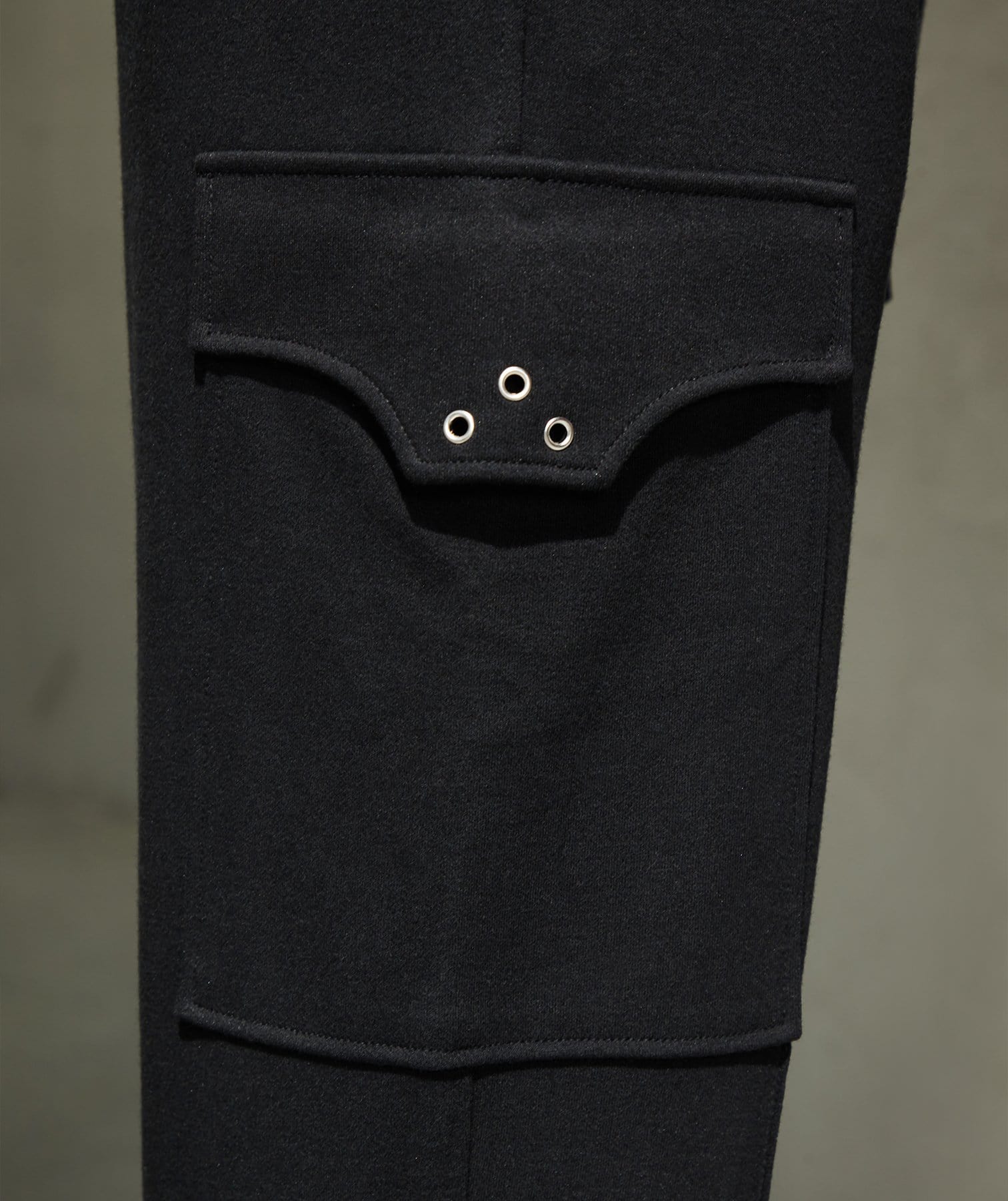Cargo Pocket Jogger Pants In Black