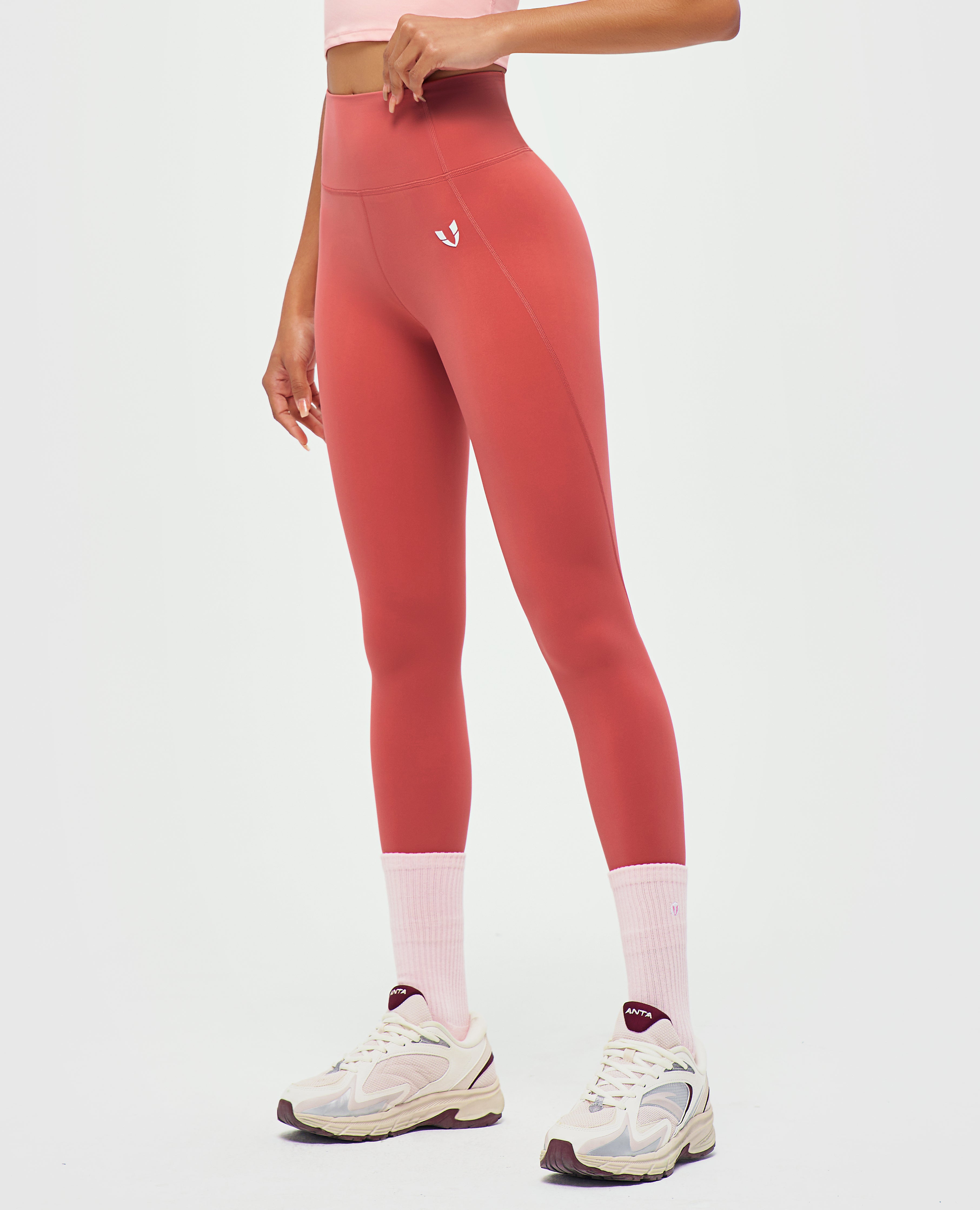 Power Athletic Leggings – Rot