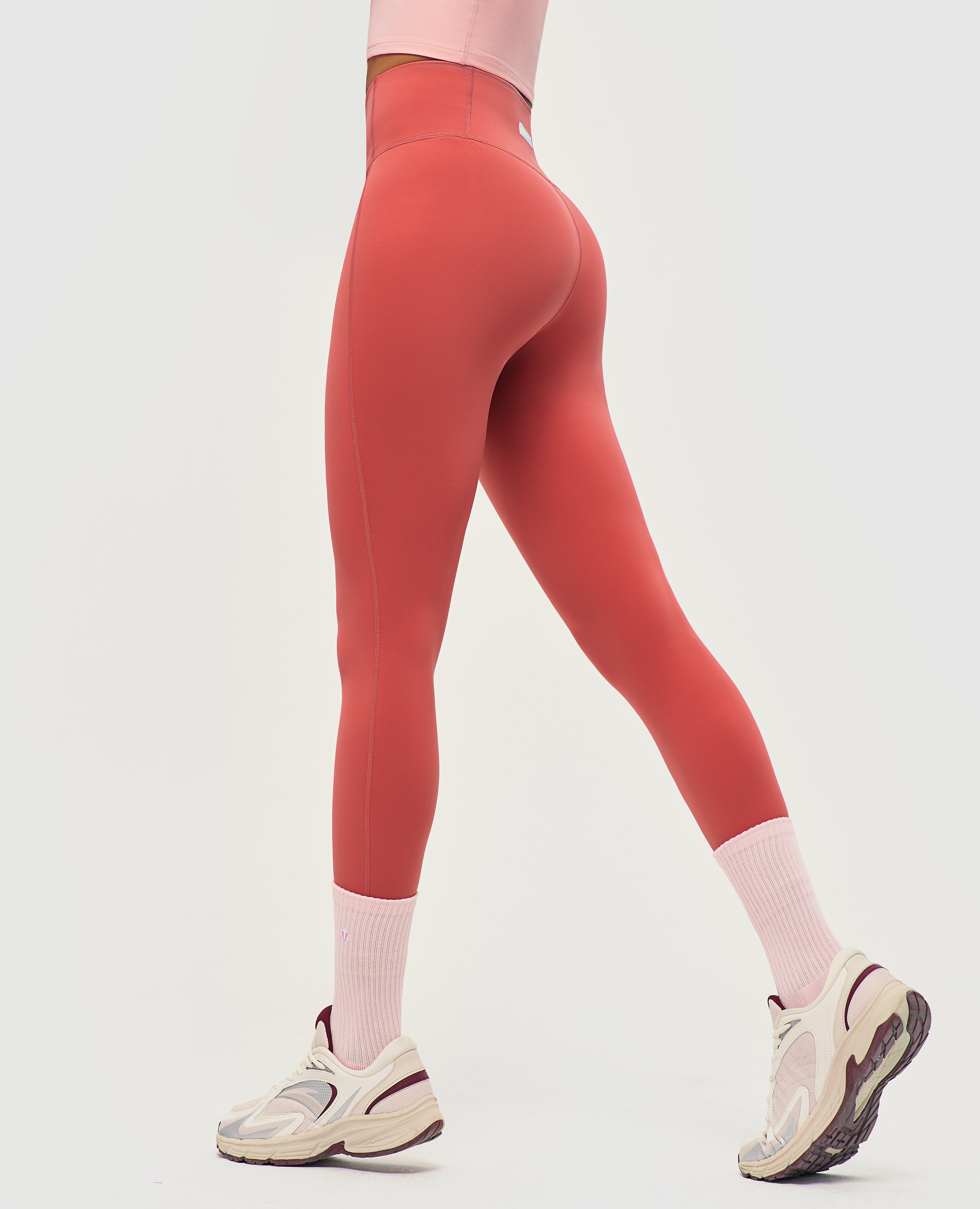 Power Athletic Leggings Red