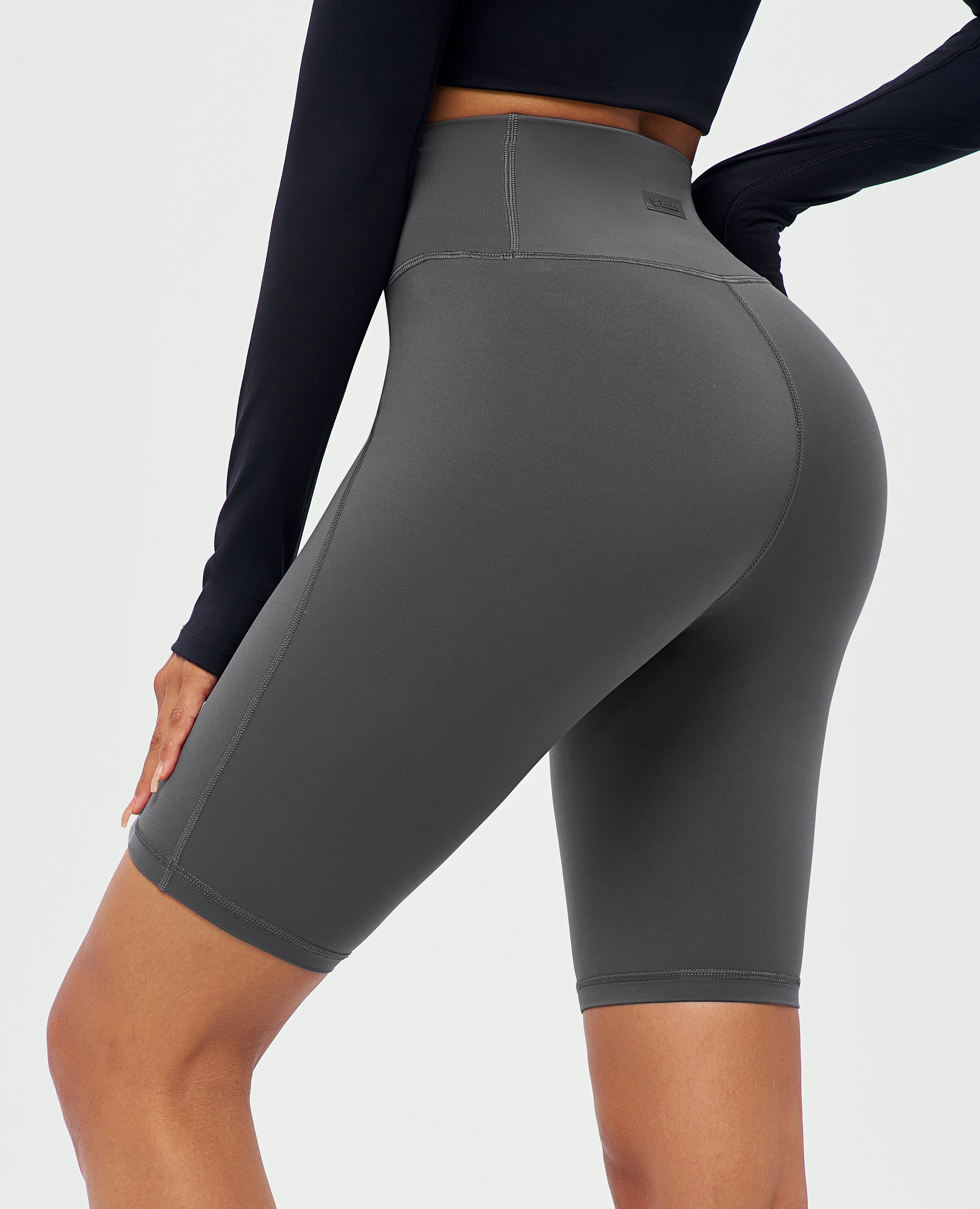 High-rise Training Shorts - Gray