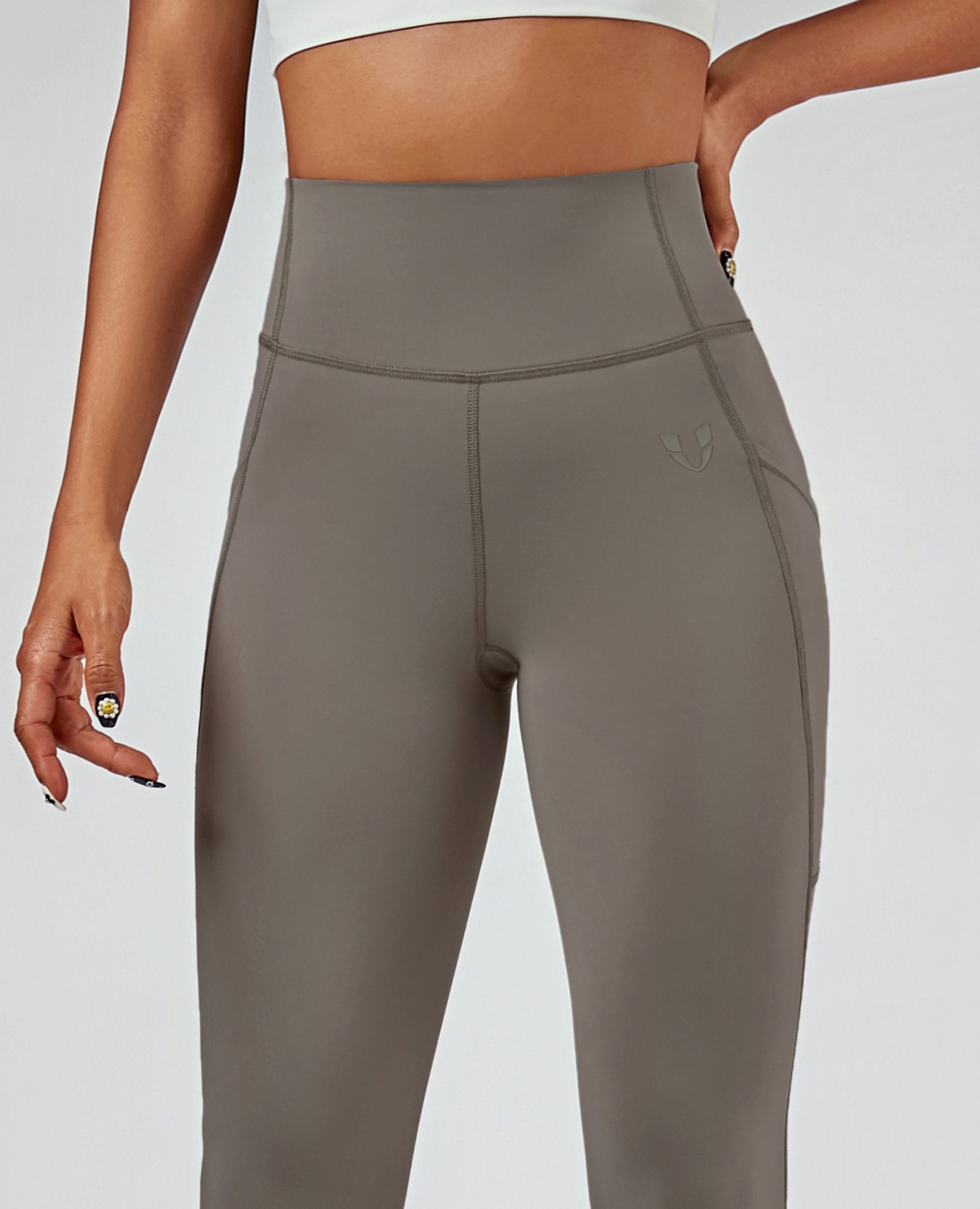 Honeypeach Sculpt Leggings - Gray