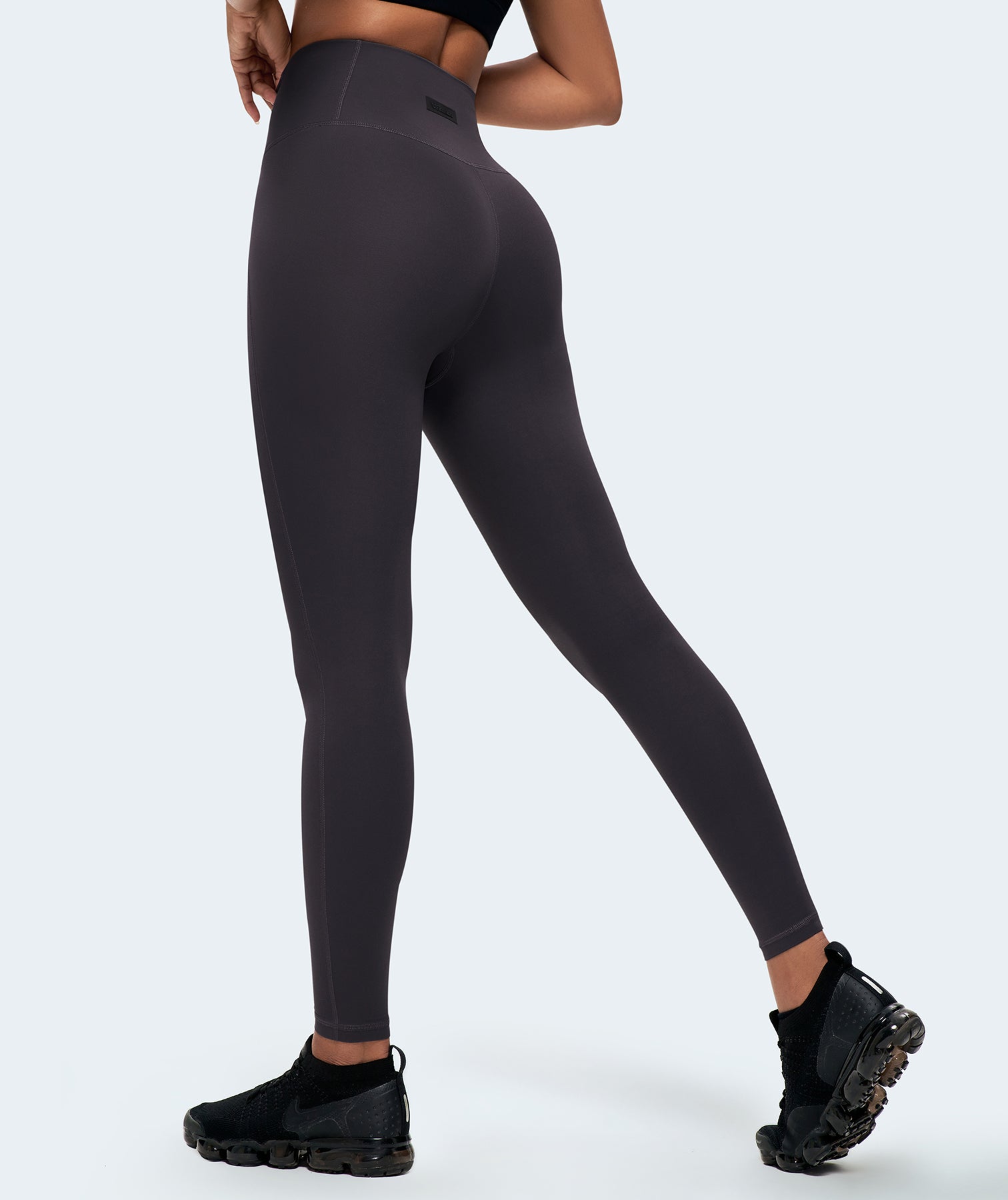 Nakedfeel High Waisted Leggings - Tephra Gray