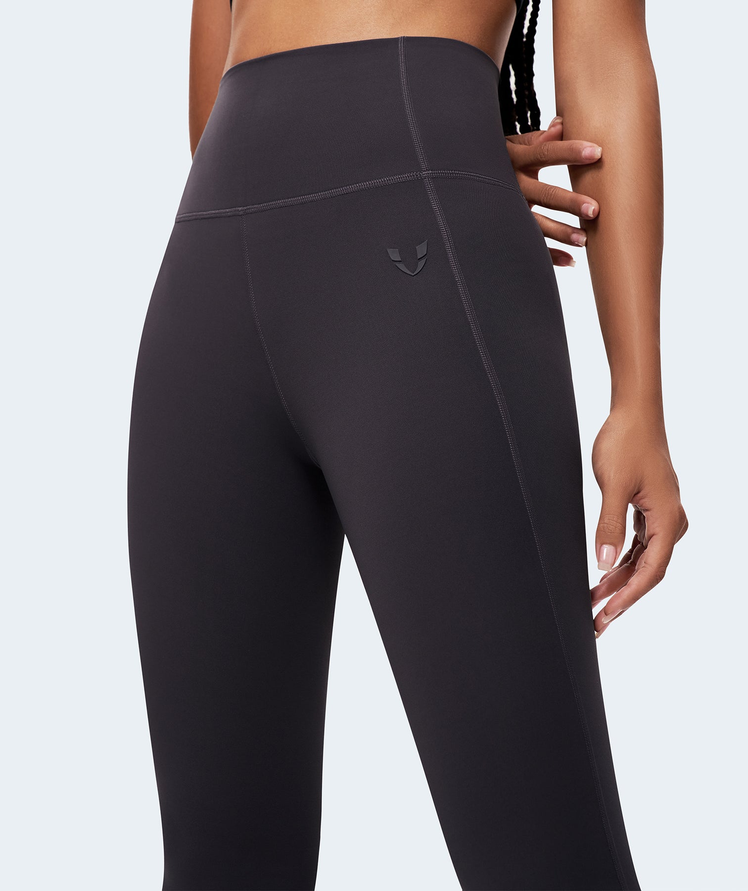 Nakedfeel High Waisted Leggings - Tephra Gray