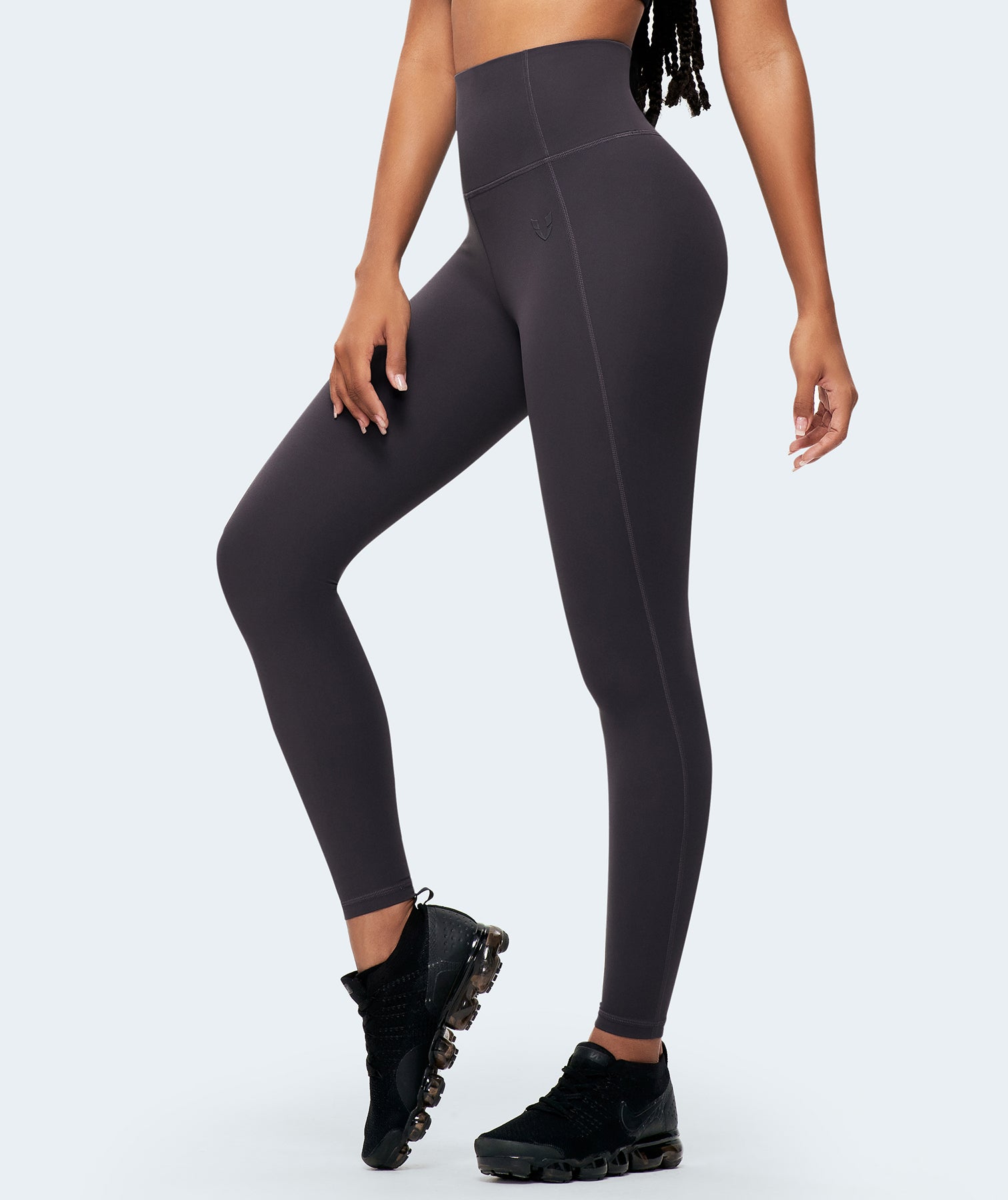 Nakedfeel High Waisted Leggings - Tephra Gray