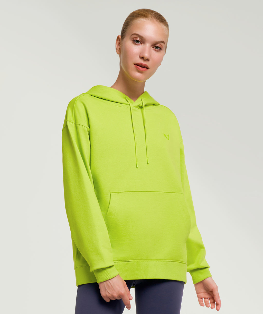fluorescent zip up hoodie