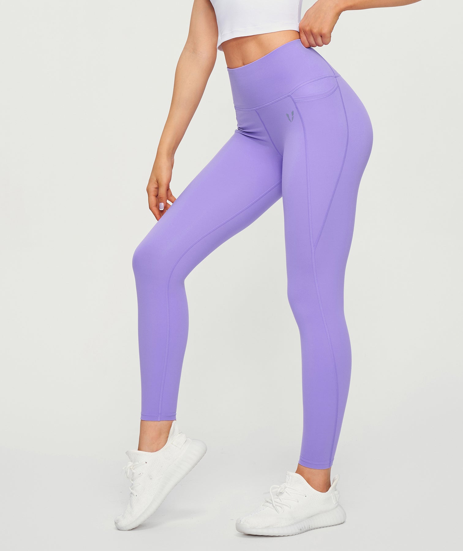 Leggings con bolsillo Essential Plus - Púrpura