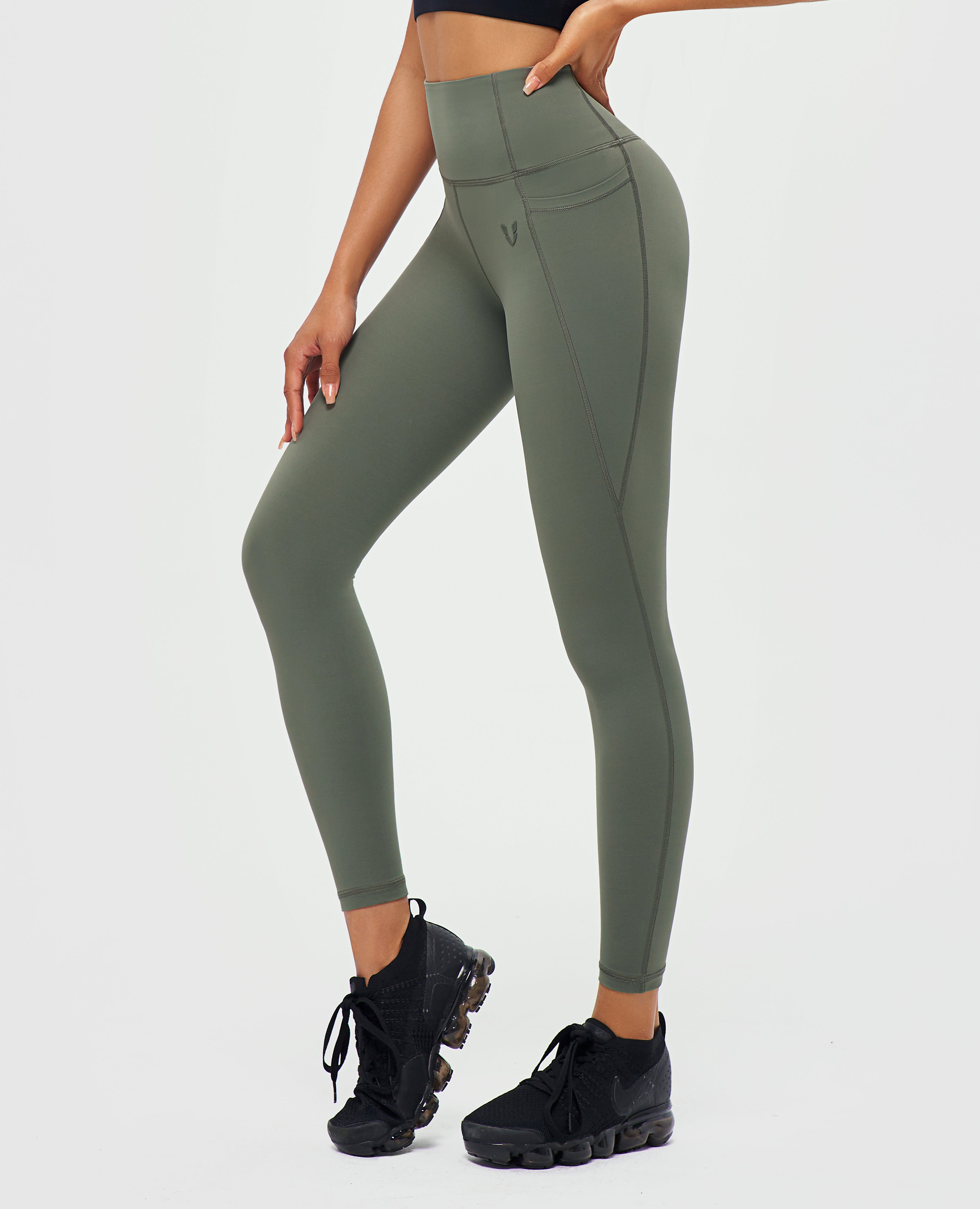 Trainingstaschen-Leggings – Grün