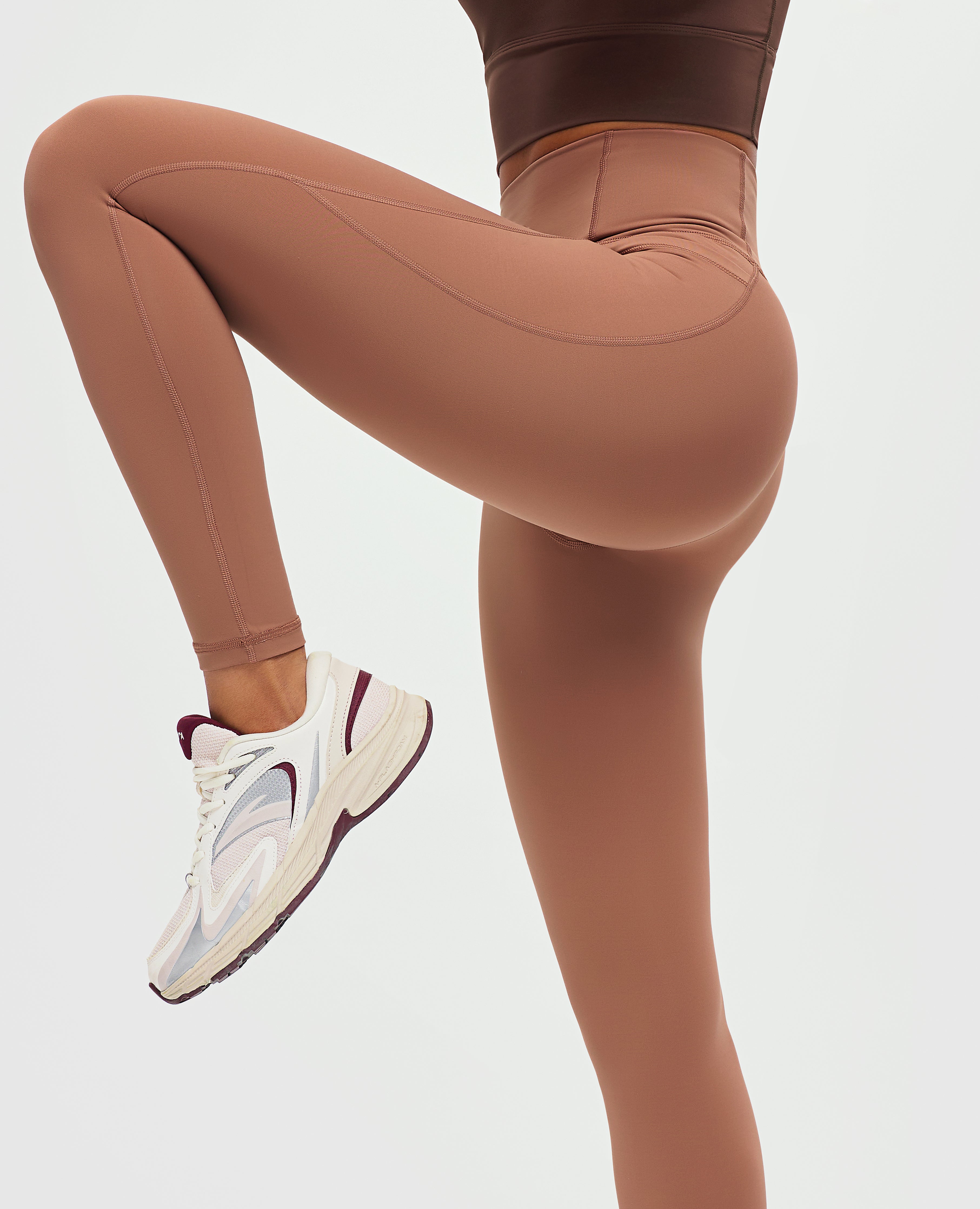 Leggings de entrenamiento con bolsillo - Rosa