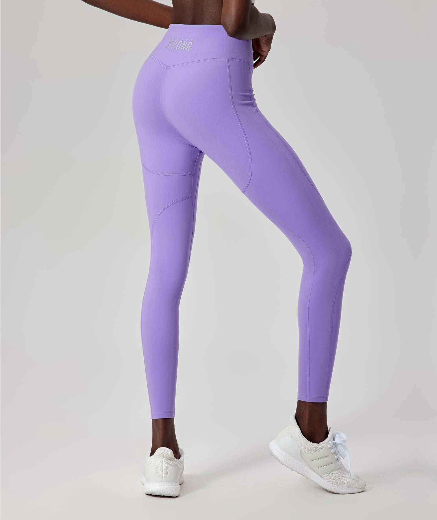 Leggings con cintura en V Contour - Púrpura